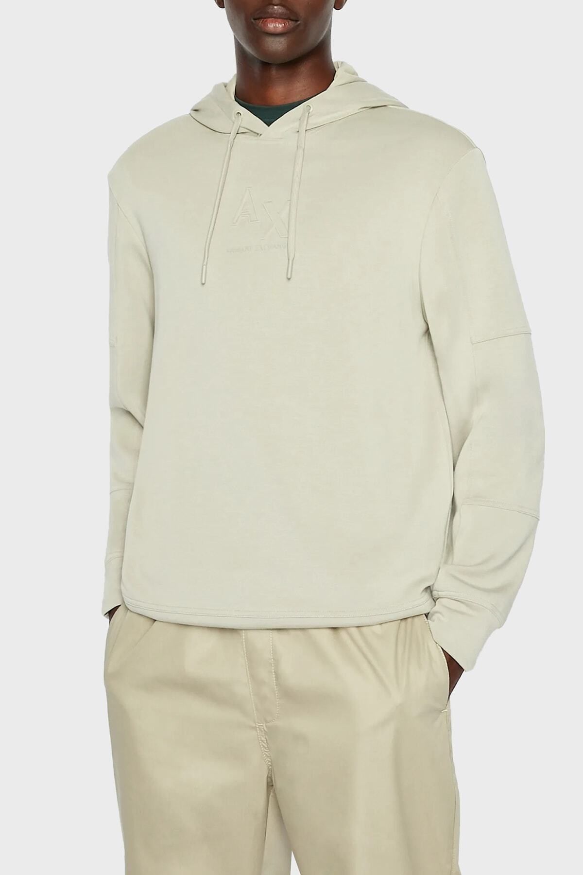 Stretch Interlock Hooded Regular Fit Sweat Sweat مردانه 3rzmhe Zjzdz 1940 Armani Exchange