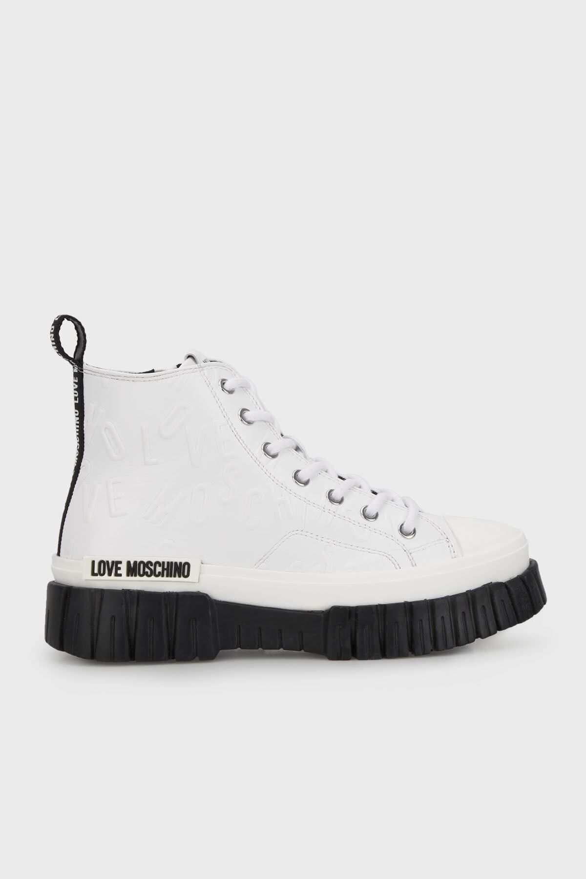 زیپ جانبی کفش پاشنه بلند بند تا پلت فرم SHOES JA15585G1HIAY100 Love Moschino