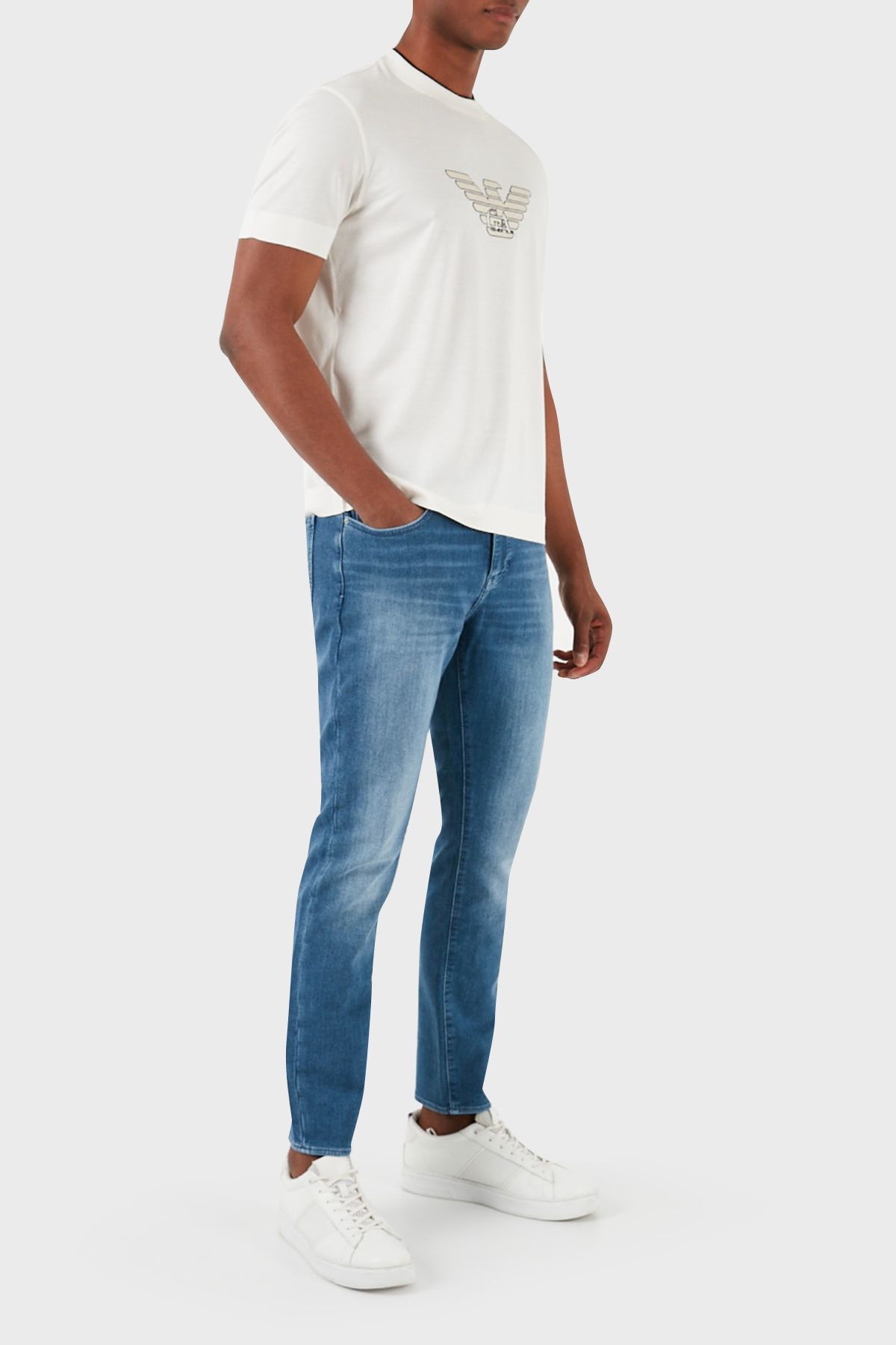 Armani Exchange-J14 Normal Waist Slim Fit Jeans Men's JEANS PANT 3DZJ14 Z1TTZ 25EV 5