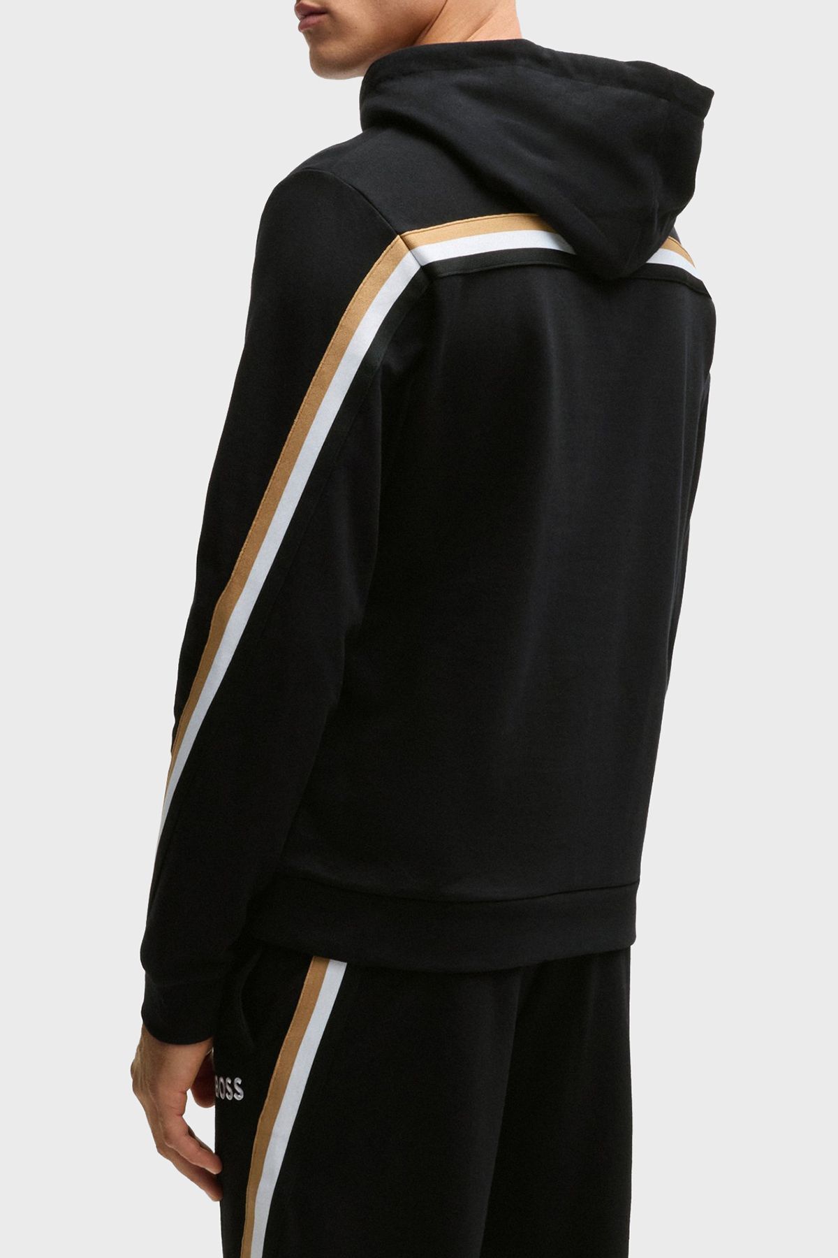 سویشرت مردانه مشکی باس | 50521884 001 اورجینال - تصویر 3