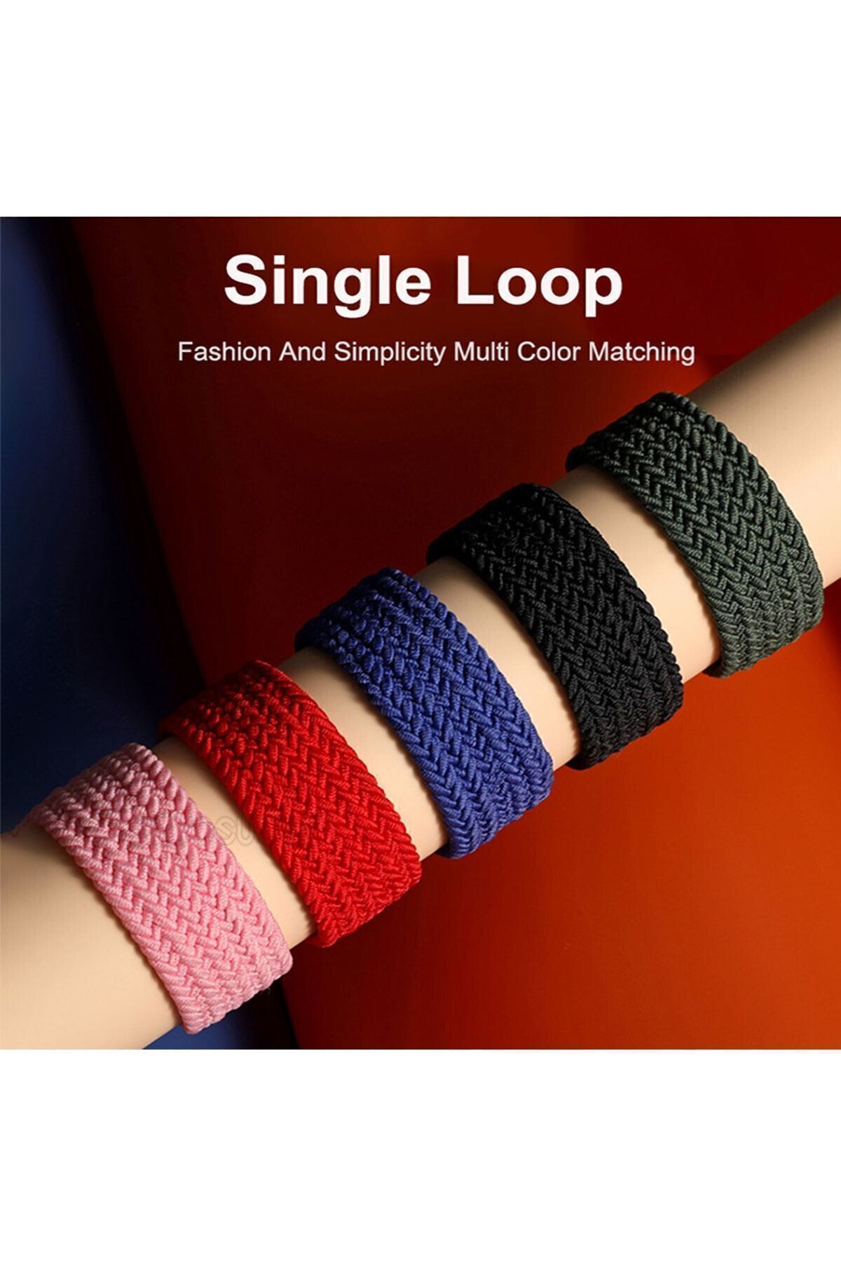 TahTicMer-Casio Mdv106 Strap Straw Knitted Sports Cord Size M 3