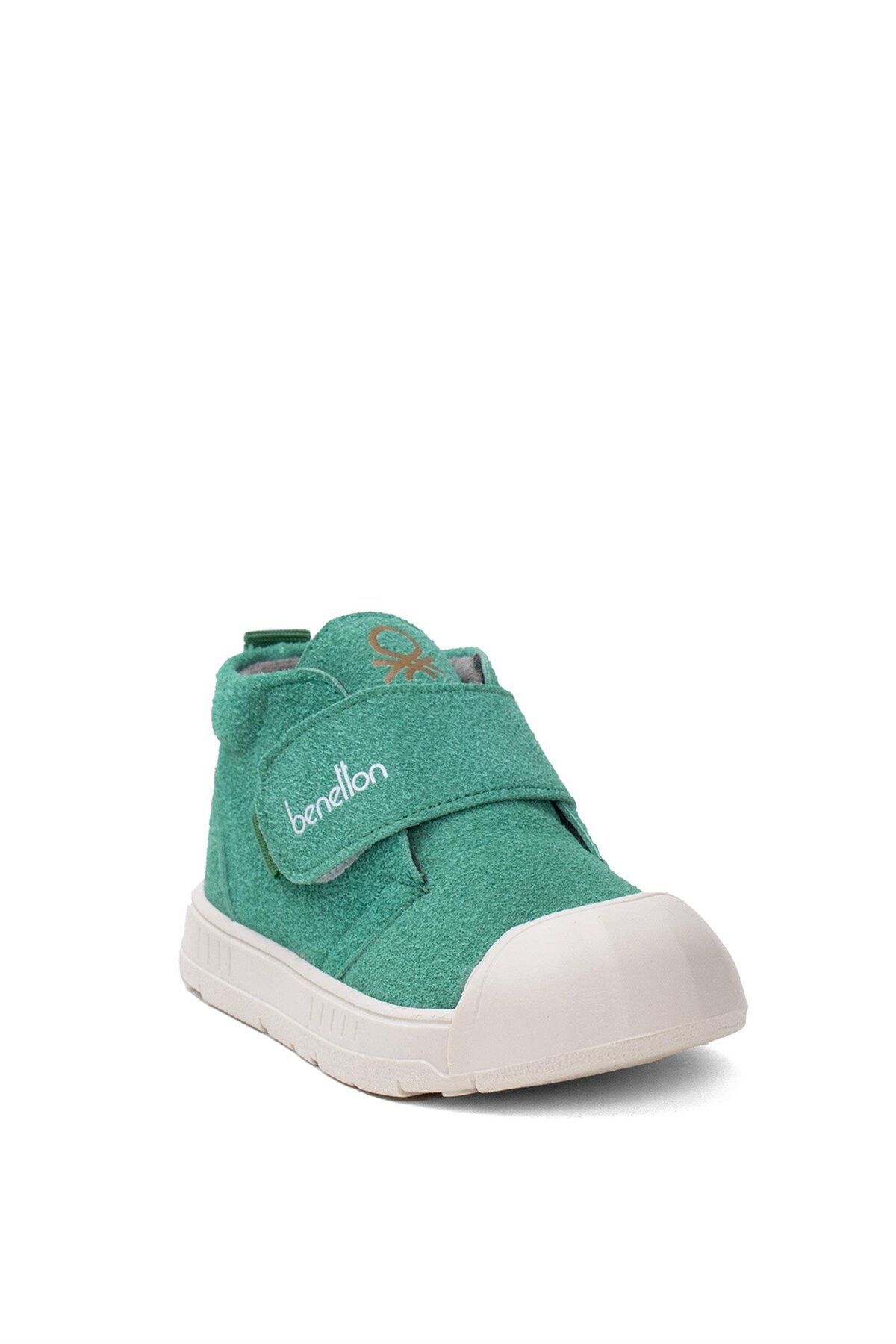 BN-31830 کفش پیاده روی نوزاد پسر سبز Benetton