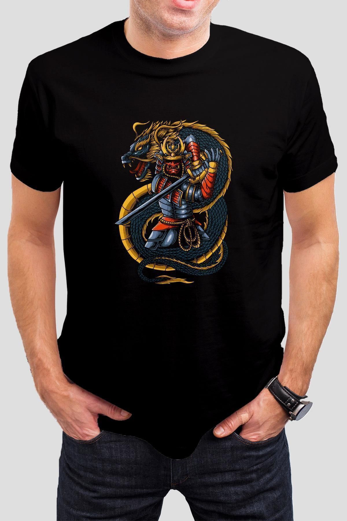 TSHIRT35-Dragon C19 Unisex Black T-Shirt 1