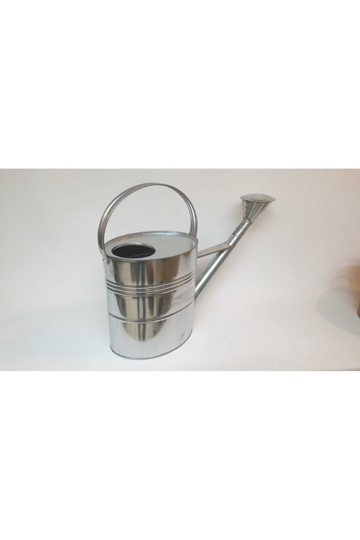 Çiçek Sulama Kabı Sulak Retro Vintage Metal 10 Litre Galvaniz 2