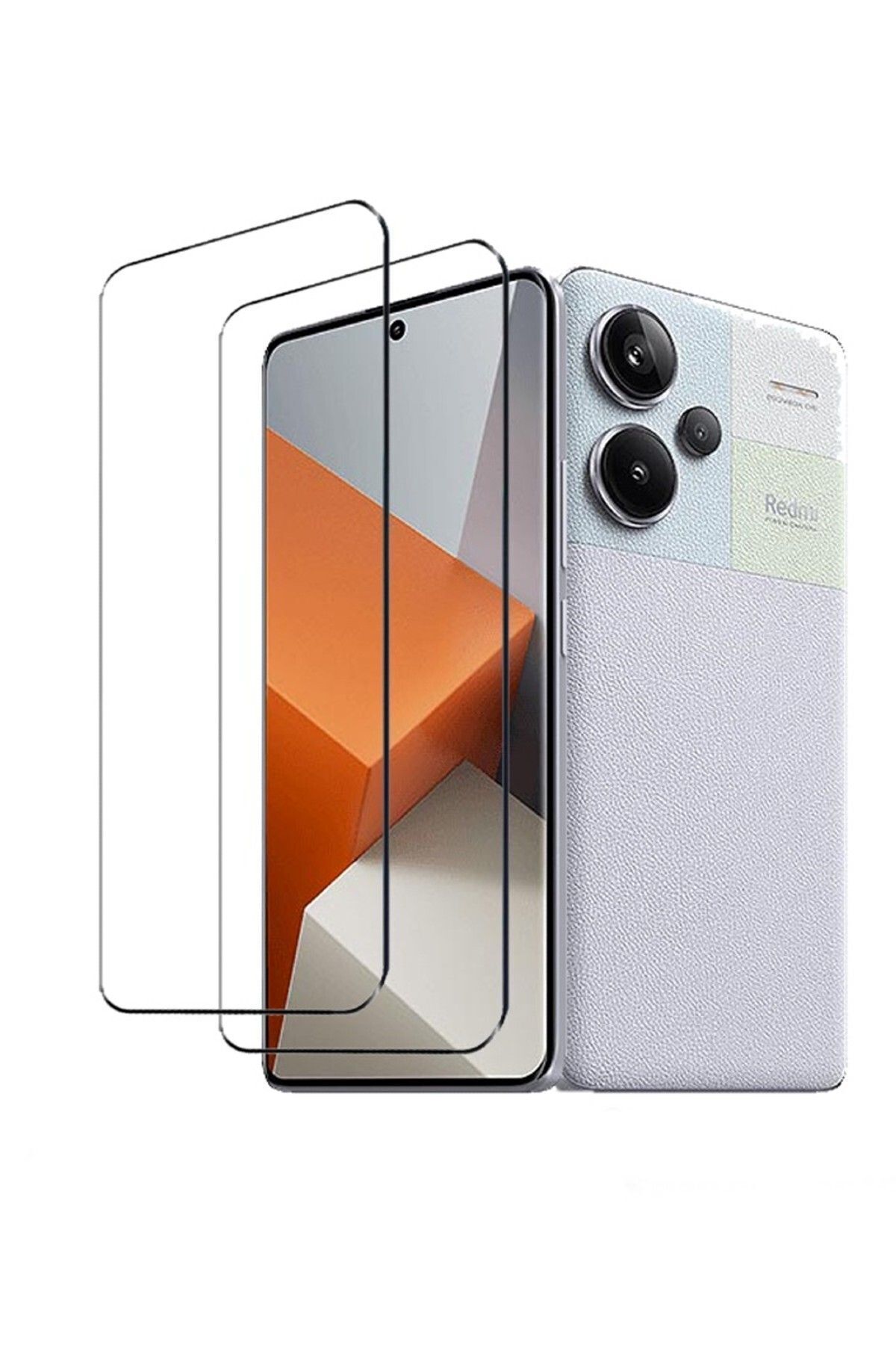 Xiaomi Redmi Note 13 Pro Plus Tam Kaplayan Ekran Koruyucu Temperli Kırılmaz Cam 3