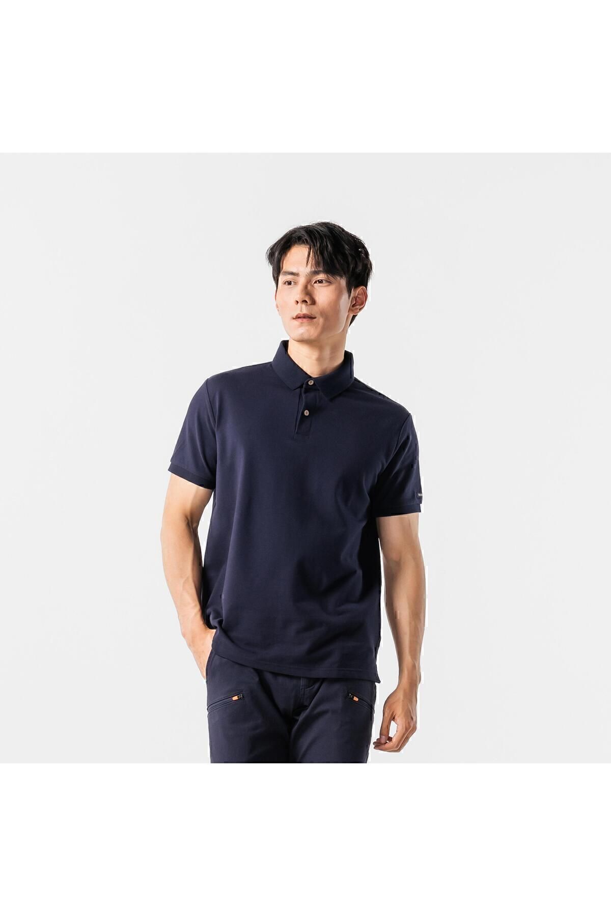 Decathlon Erkek K sa Kollu Polo Ti ort Lacivert Sa l ng 100 Fiyat Yorumlar Trendyol