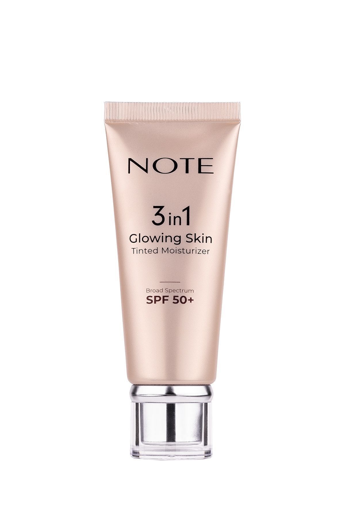 3 in 1 Glowing Skin Tinted Işıltılı 50 SPF Krem & Drop Highlighter 01 Likit Aydınlatıcı Makyaj Seti