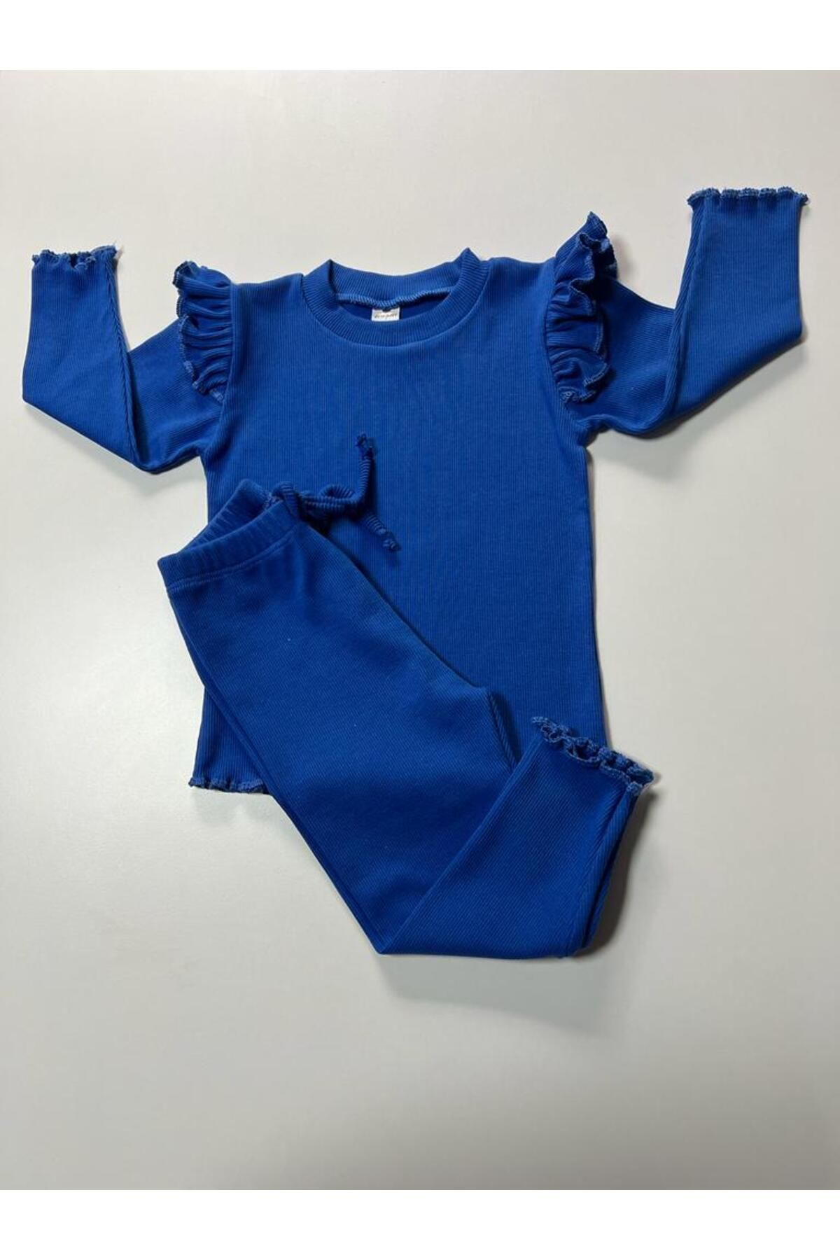 ست نوزادی دخترانه آبی سرمه ای ARYA BABY | Arya80080 اورجینال - تصویر 6