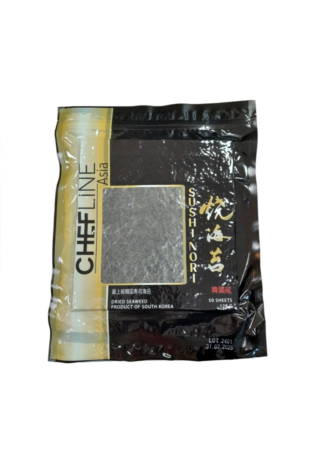 Chefline Asia Yaki Nori Deniz Yosunu Gold 50 Yaprak 125g