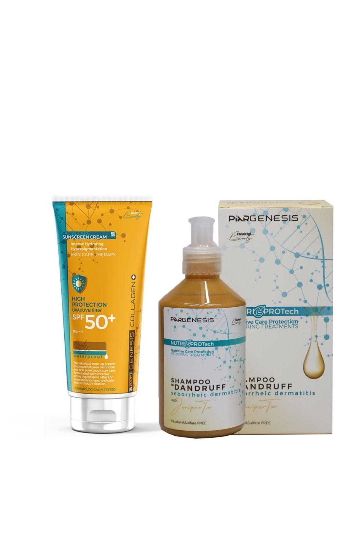 Ton Eşitleyici Renkli Yüz Güneş Kremi 75 ml+Kepeğe Karşı Şampuan Seborrheic Dermatitis 250 Ml — 8699691130899