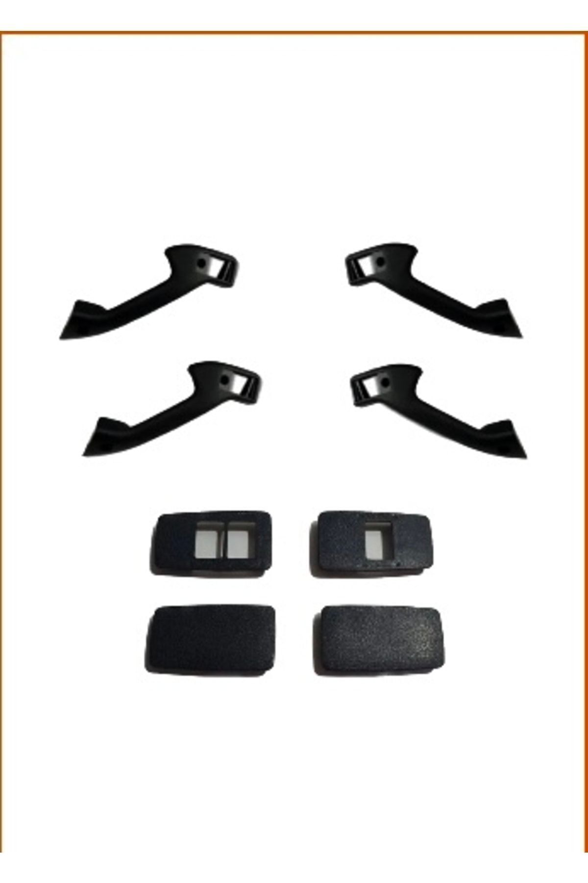 ENS PAZARLAMA Doğan Slx Kartal Slx Kapı Kolçak Takımı Cam Düğme Kapak Seti Olarak 8 Parça