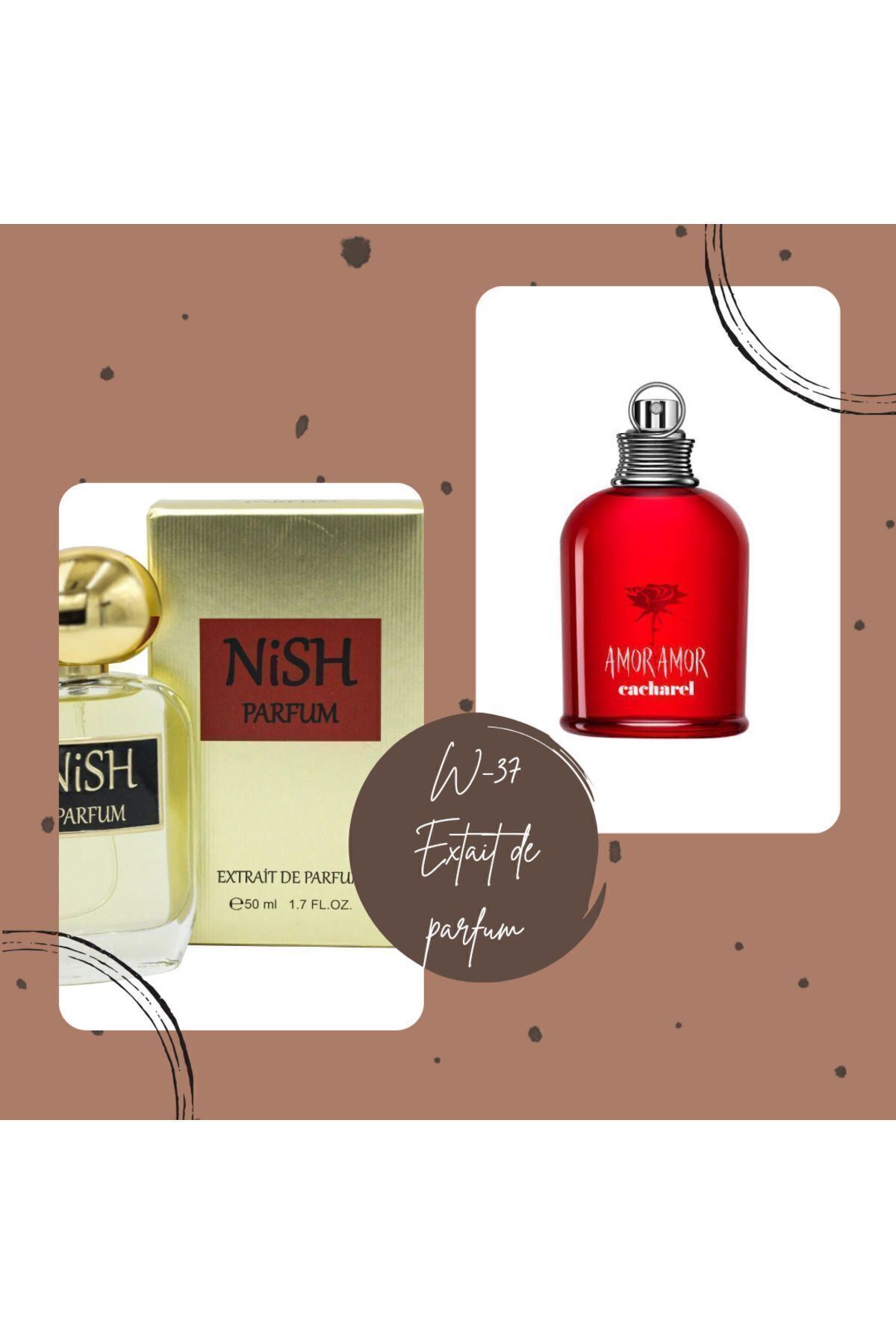 ادکلن زنانه  Nish Parfum extrait de parfum | W-37 اورجینال - تصویر 2
