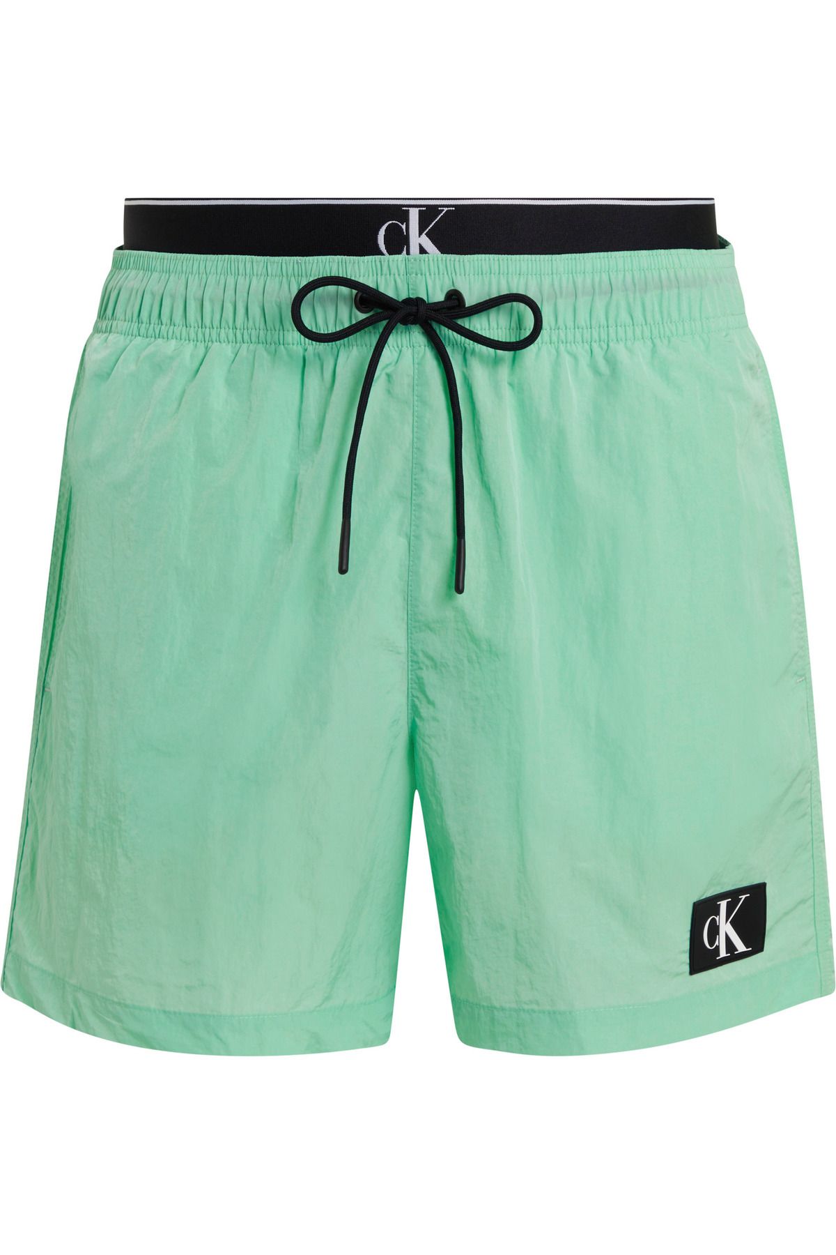 شورت و شلوارک مردانه بژ کلوین کلاین | KM0KM00981 اورجینال - تصویر 3