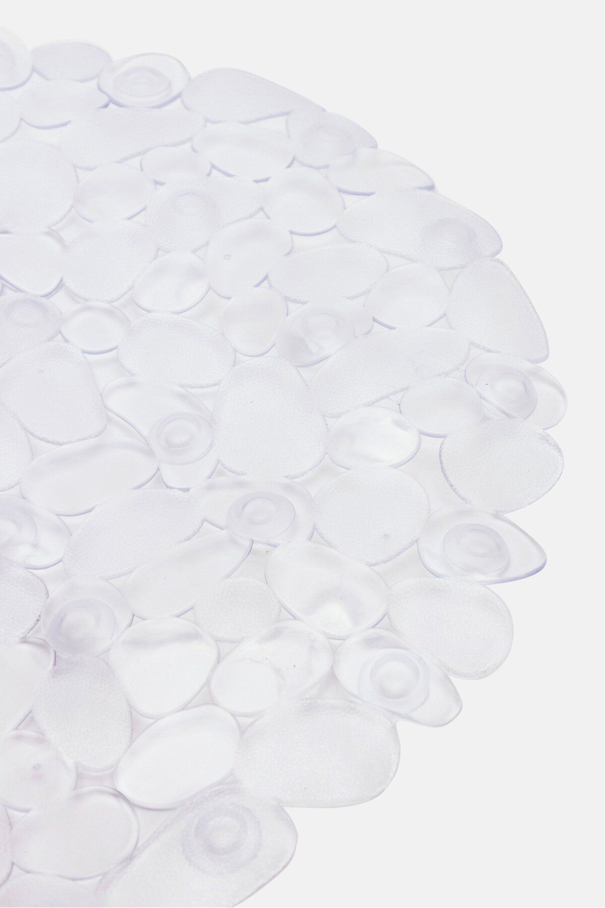 AMG-Frosted Pebble PVC Bath Mat, Transparent 2