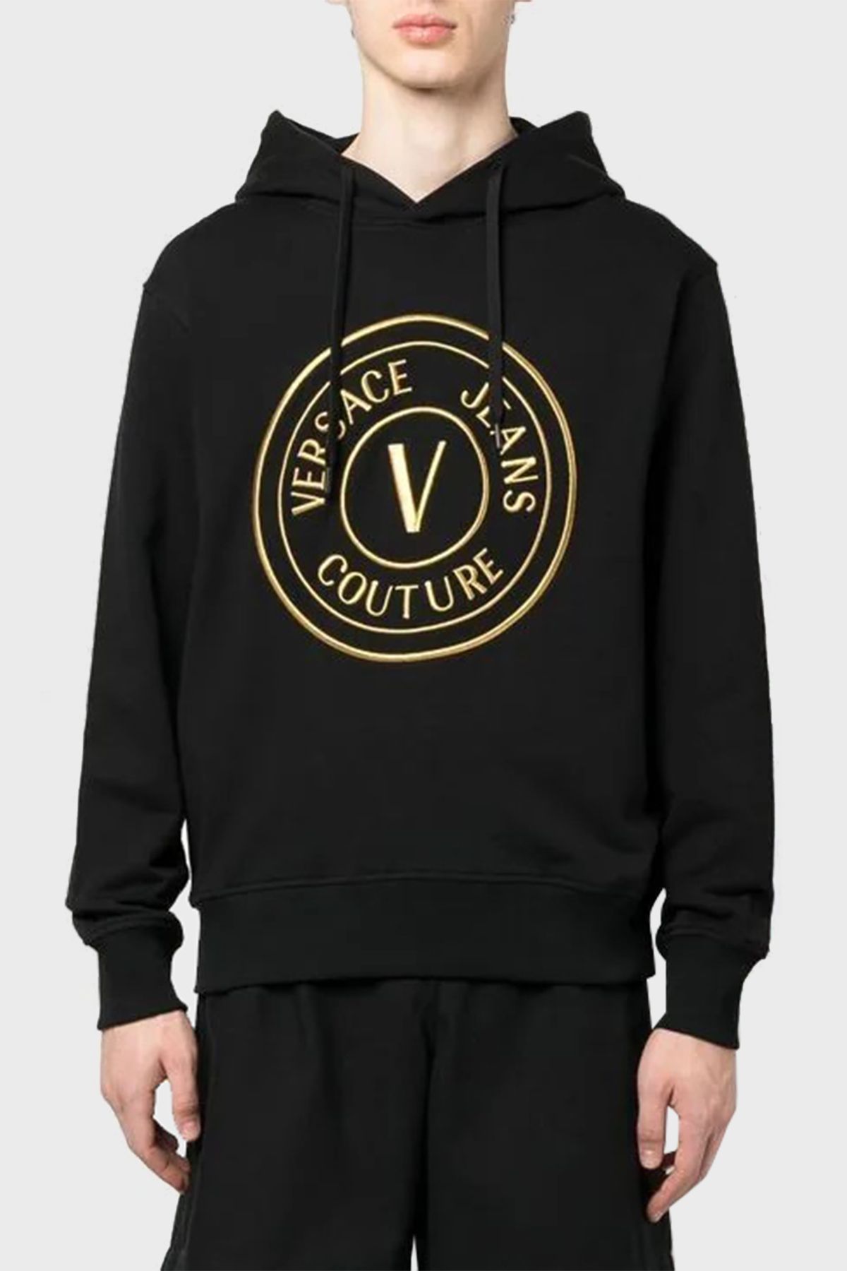 شلوار جین مدل شلوار نخی شلوار عرق پوش مردانه SWEAT 74GAIT05 CF01T G89 VERSACE JEANS COUTURE