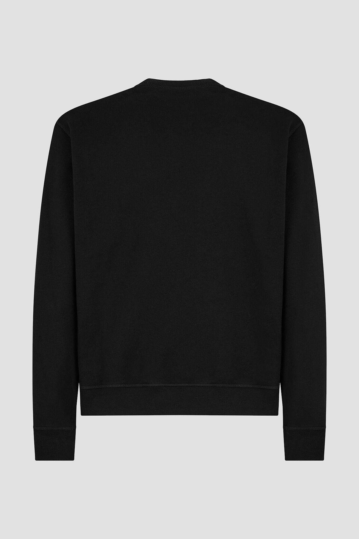 سویشرت مشکی مردانه یقه دوچرخه پنبه ای مناسب عرق 965 DSquared2