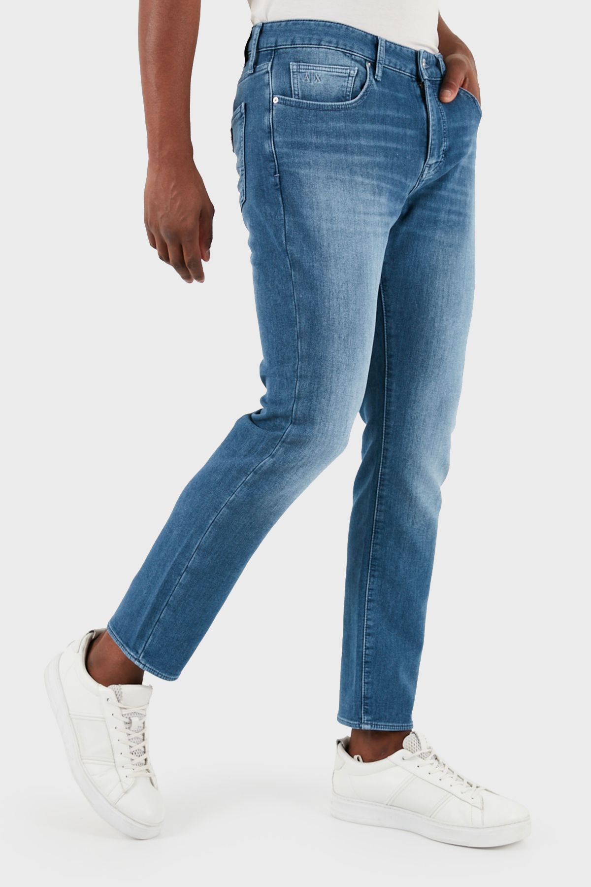 Armani Exchange-J14 Normal Waist Slim Fit Jeans Men's JEANS PANT 3DZJ14 Z1TTZ 25EV 2