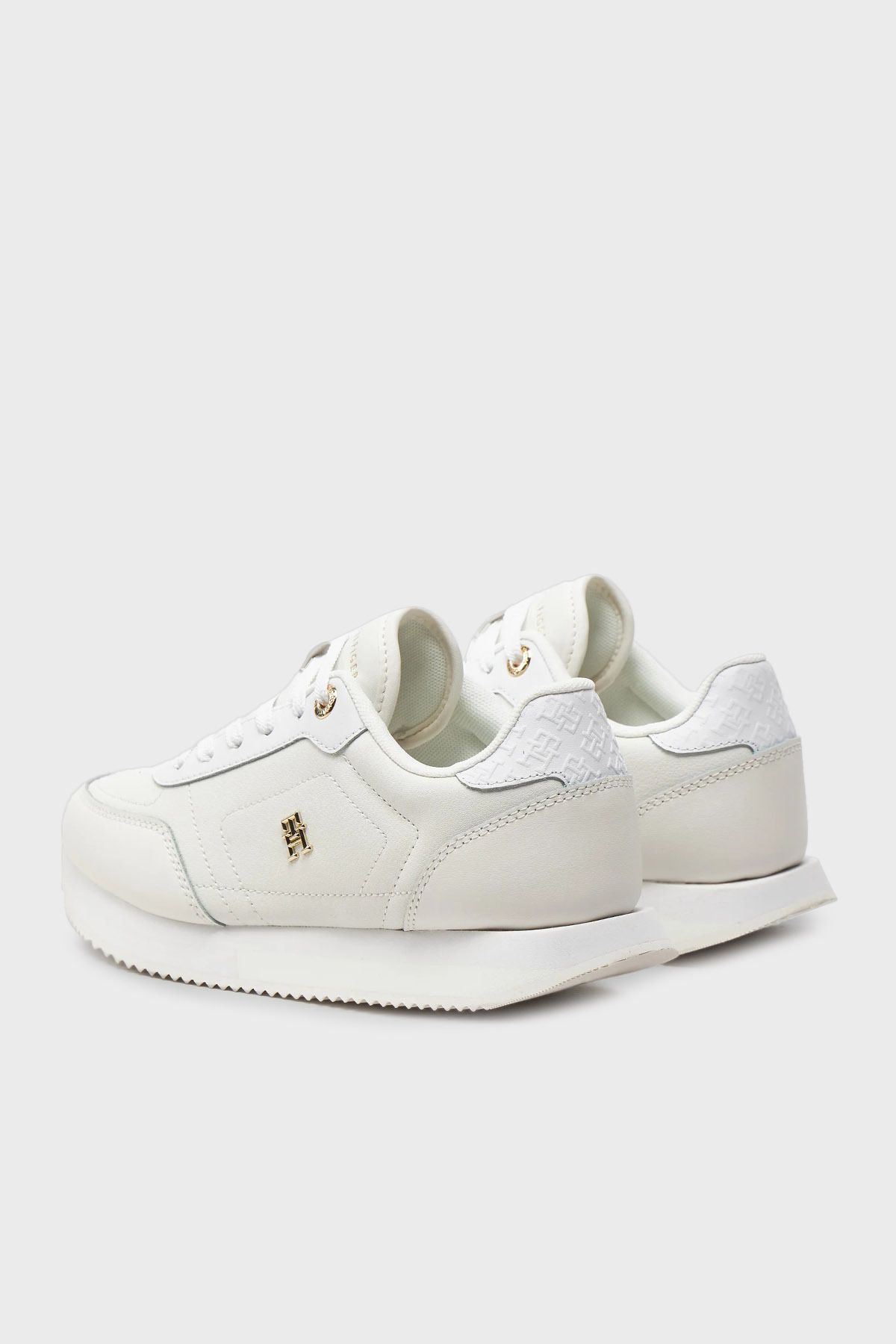 کفش Tommy Hilfiger تامی هیلفیگر ورزشی رانر میز SHOES FW0FW08285 YBS اورجینال - تصویر 3