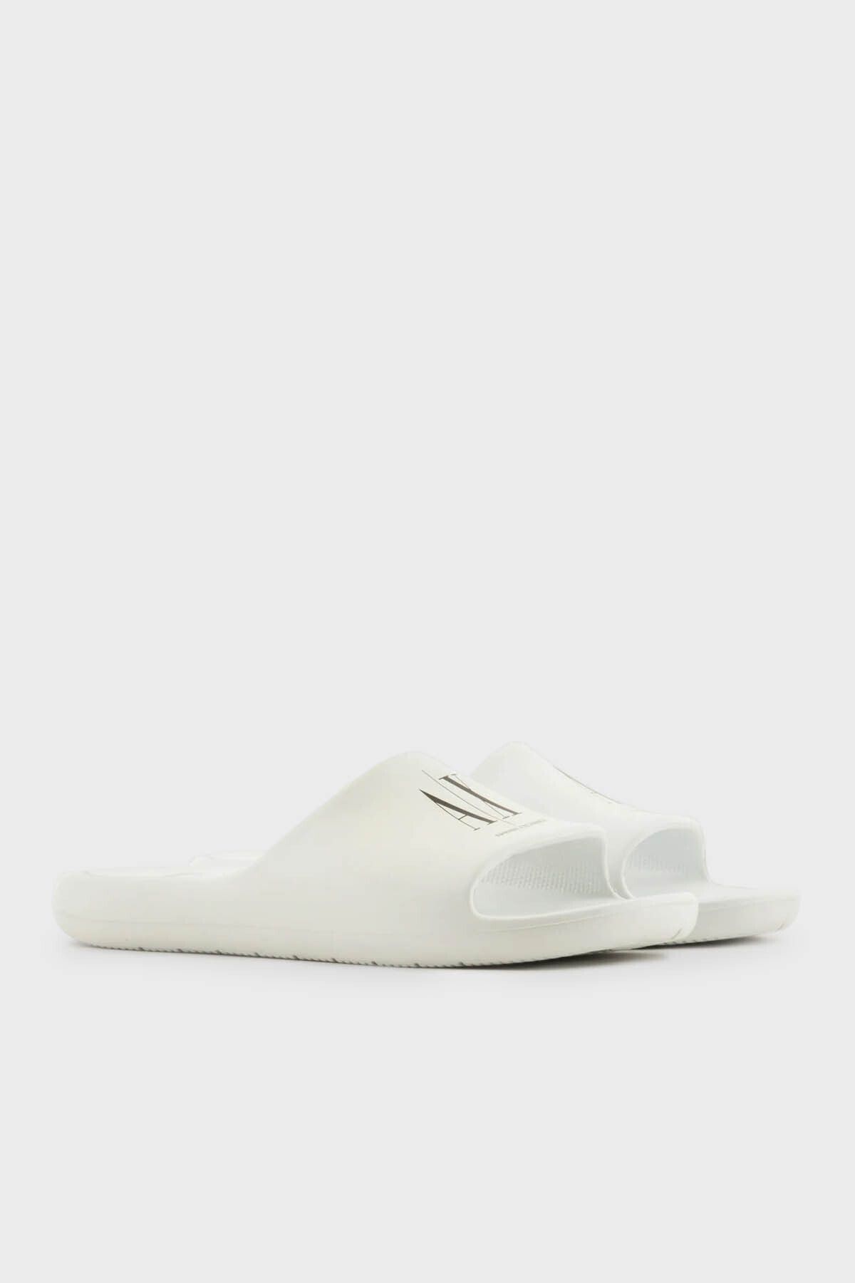 دمپایی سفید مردانه مسطح xup012 xv675 k488 Armani Exchange