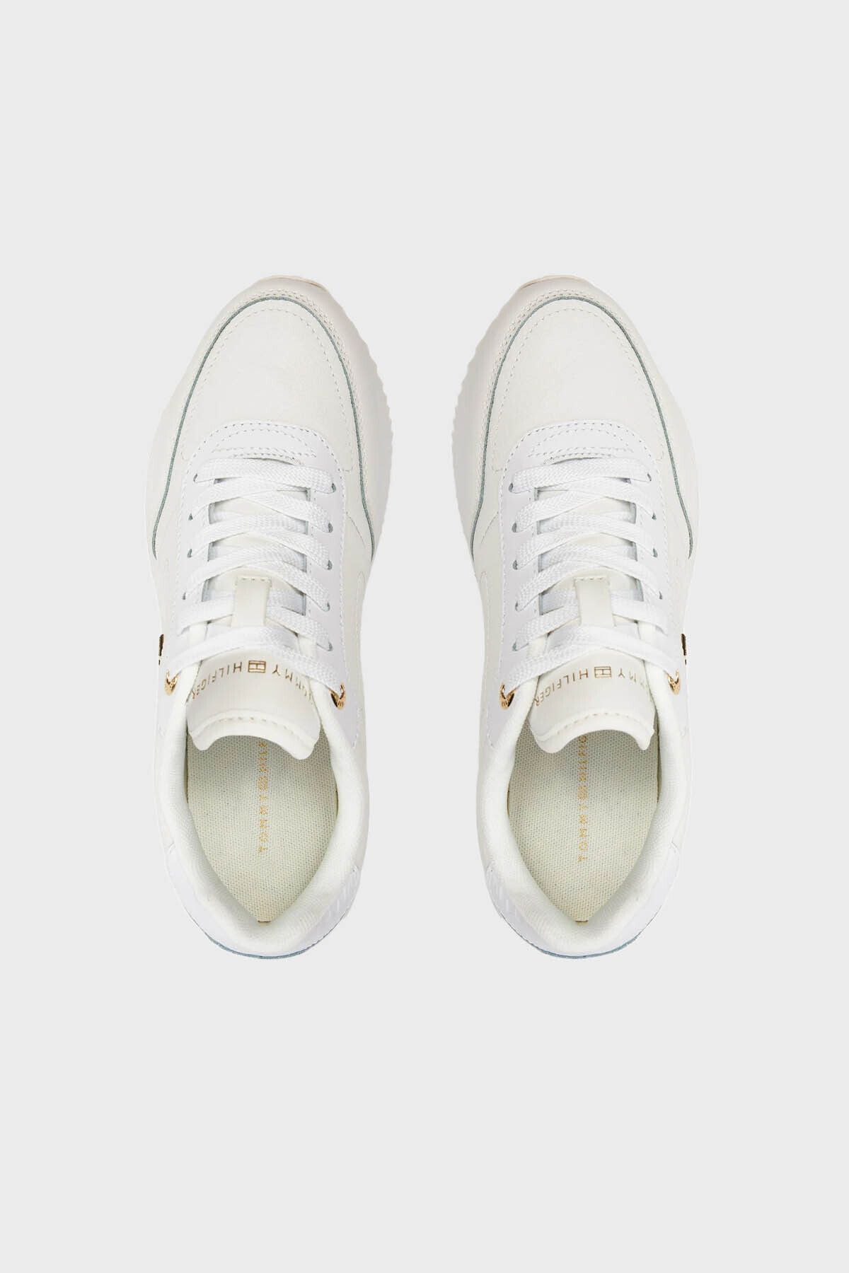 کفش Tommy Hilfiger تامی هیلفیگر ورزشی رانر میز SHOES FW0FW08285 YBS اورجینال - تصویر 4