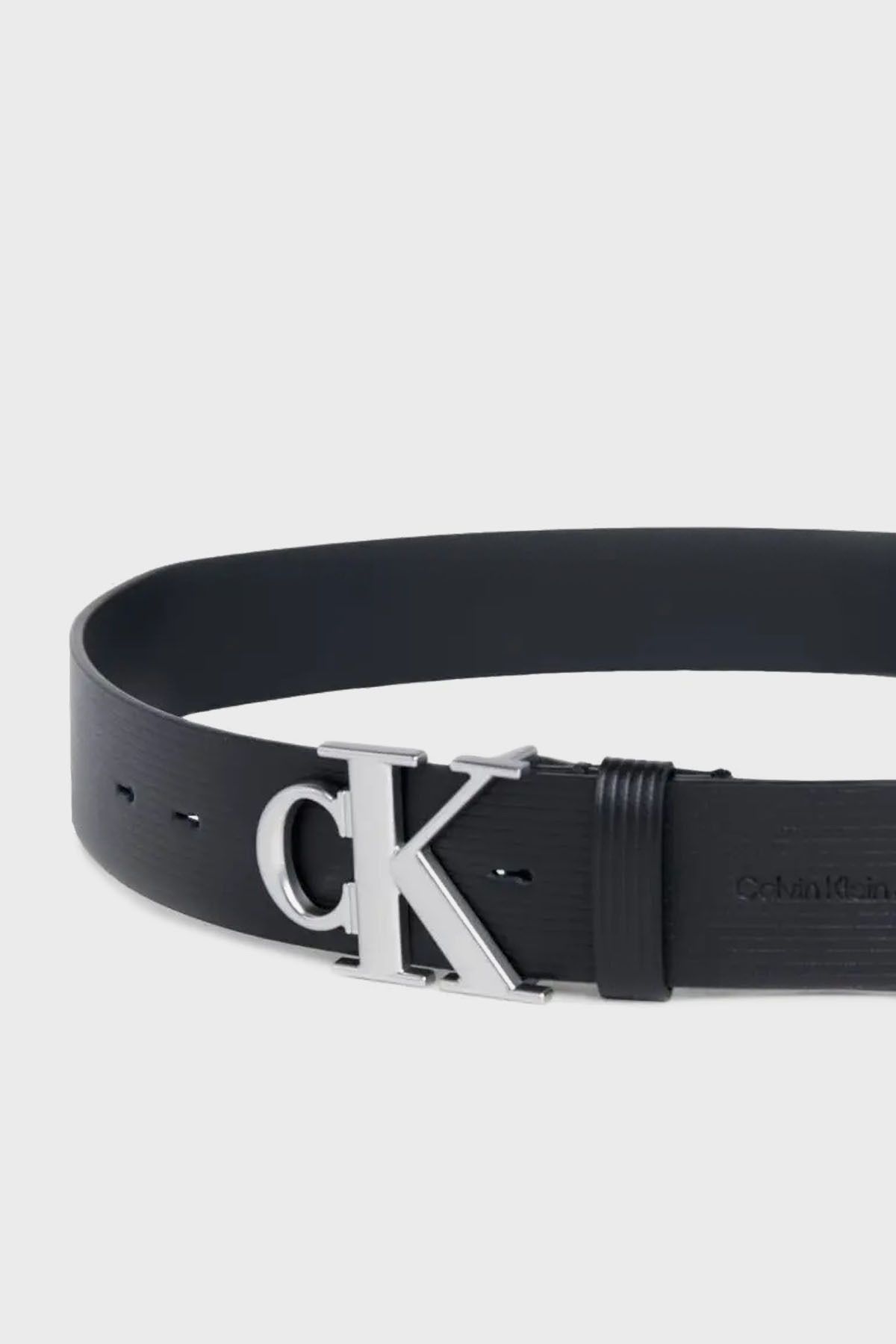 کمربند مشکی مردانه چرمی K50K5111168BEH K50K511168 BEA Calvin Klein