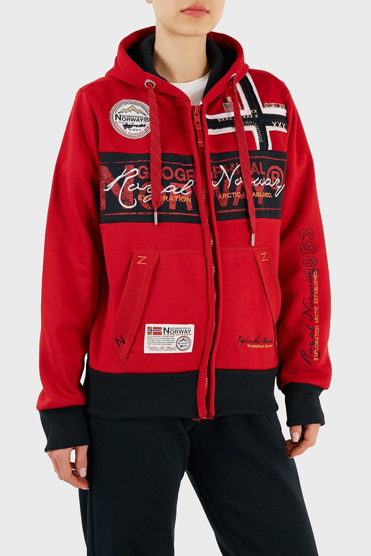 Norway Geographical ci ardonlu Kapu onlu Sweat SWEAT FLYERSW 1K Fiyat Yorumlar Trendyol