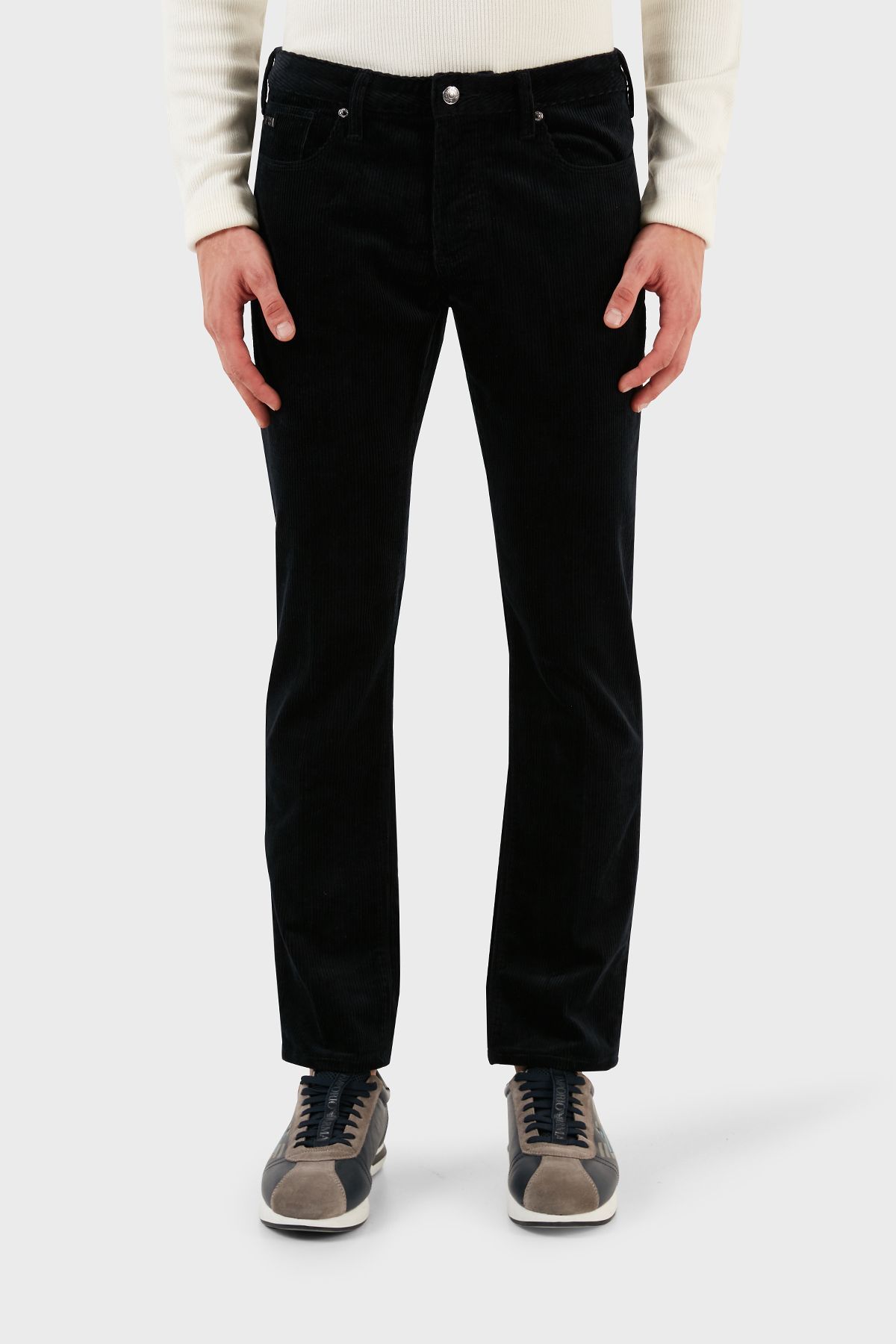 J06 Slim Fit شلوار مخملی راسته شلوار مردانه 6R1J06 1NHKZ 0920 Emporio Armani