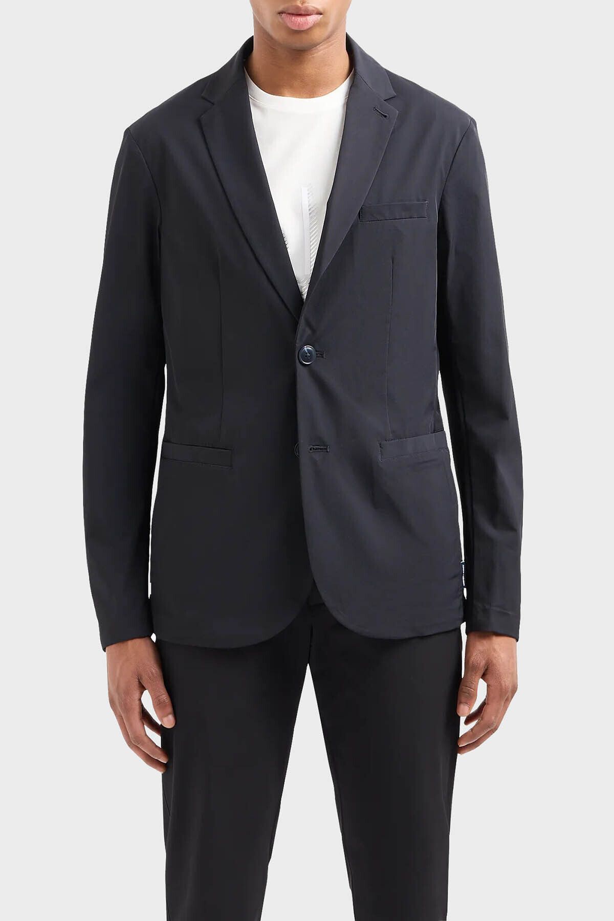 کاپشن کت مردانه دکمه دار معمولی 8NZG49 ZNYZZ 1583 Armani Exchange