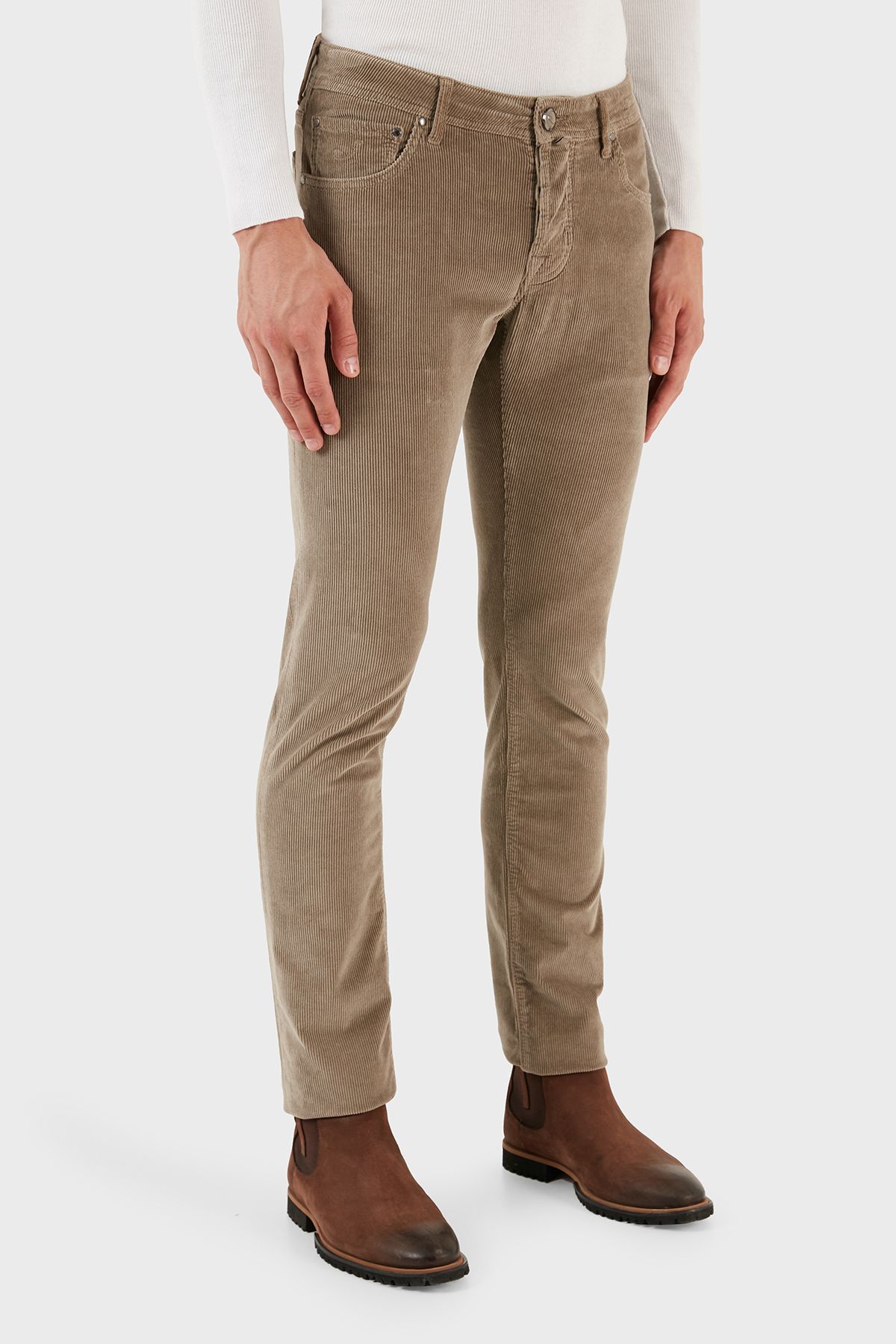 JACOB COHEN-Normal Waist Slim Fit Skinny Leg Velvet Pants Men'S TROUSERS UQE06 36 S3653 D37 3