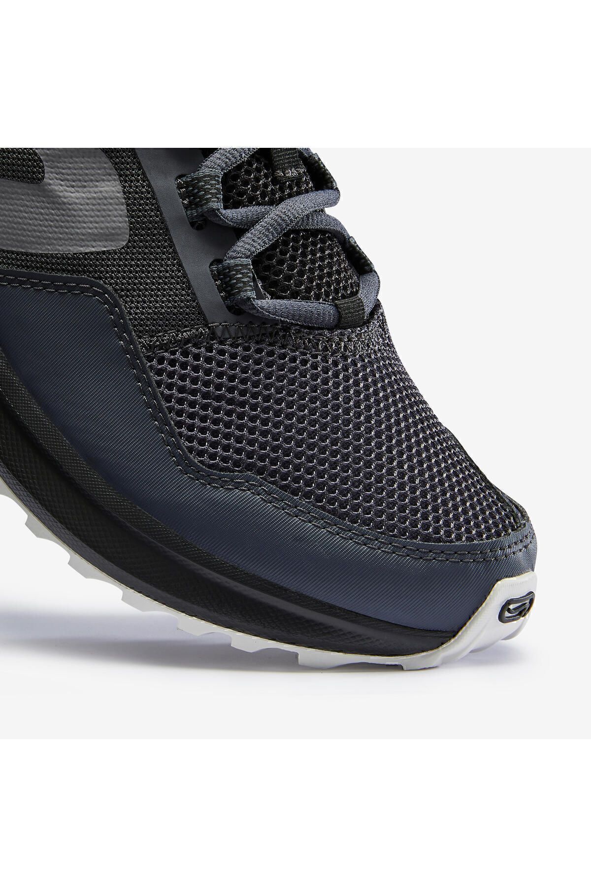کفش دو و تمرین مشکی مردانه كفش كتانى دويدن مدل run active grip Decathlon