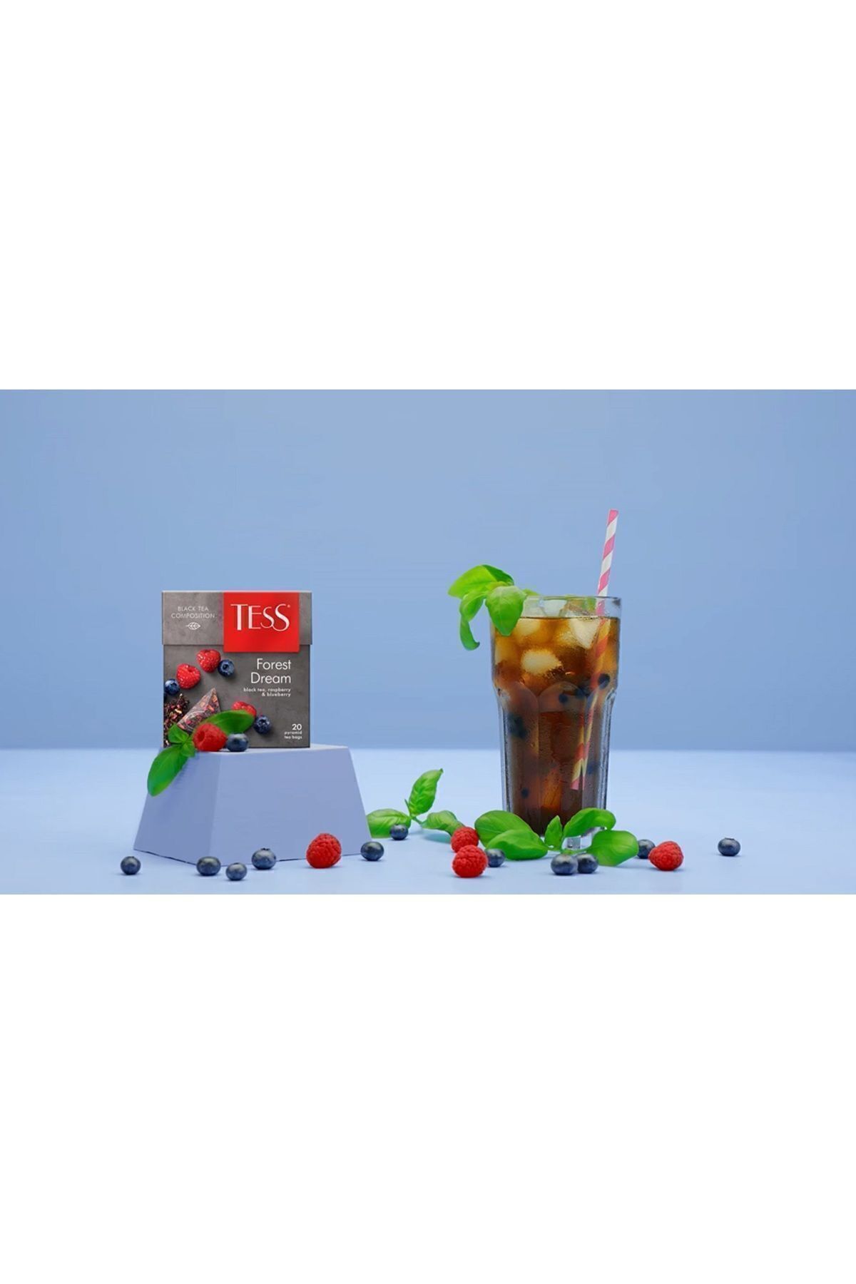 Tess-Black Tea Bag with Forest Fruits - Raspberry and Blueberry 5