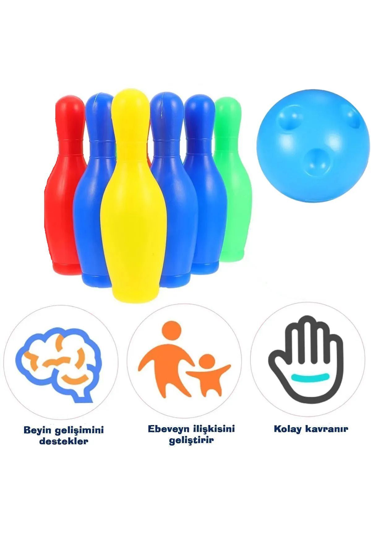 Factorial Spor Oyuncakları Labut Takımı Oyuncak Bowling Seti 4 5 Yas Çocuk Oyuncak Aktivite Top Havuzu fotoğrafı 3 (önizleme)