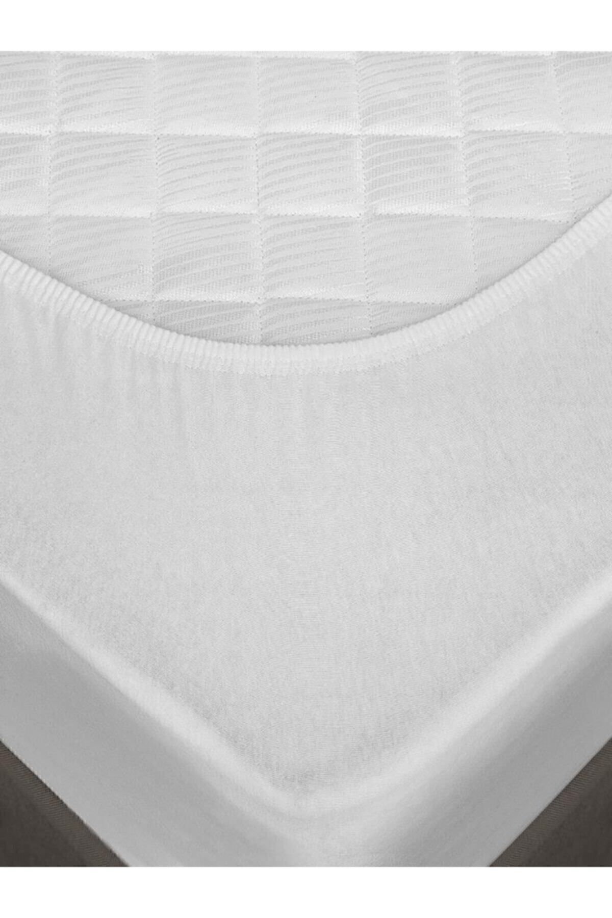 محافظ تشک سفید Kapitone متناسب با مایع Trust Alez 180x200 سانتی متر 7 اندازه مختلف Karna Home