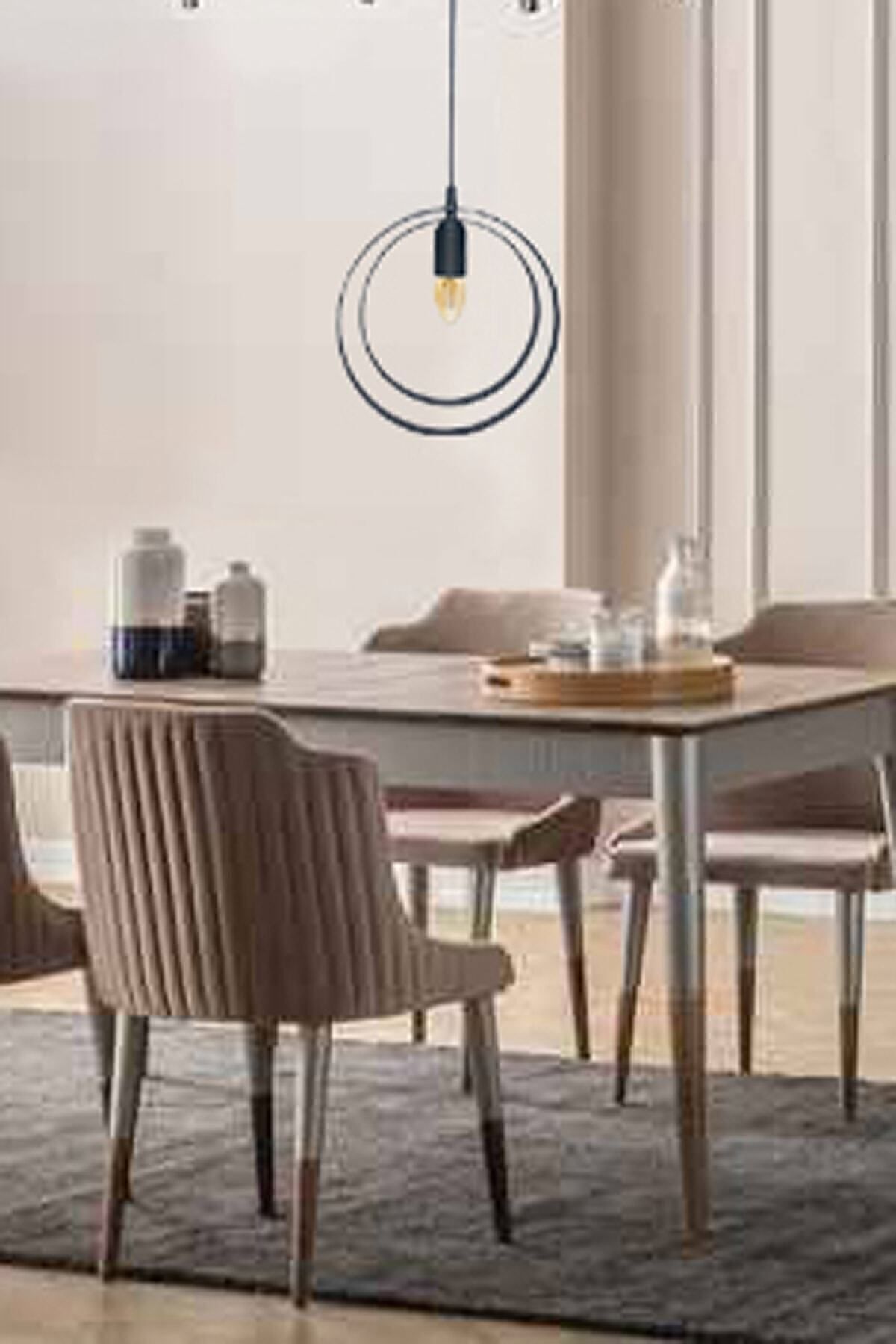 Bundera-Runden Chandelier Black Metal Pendant Lamp Wrought Iron Retro Rustic Office Cafe Hotel Decorative Modern Ceiling Lamp 4