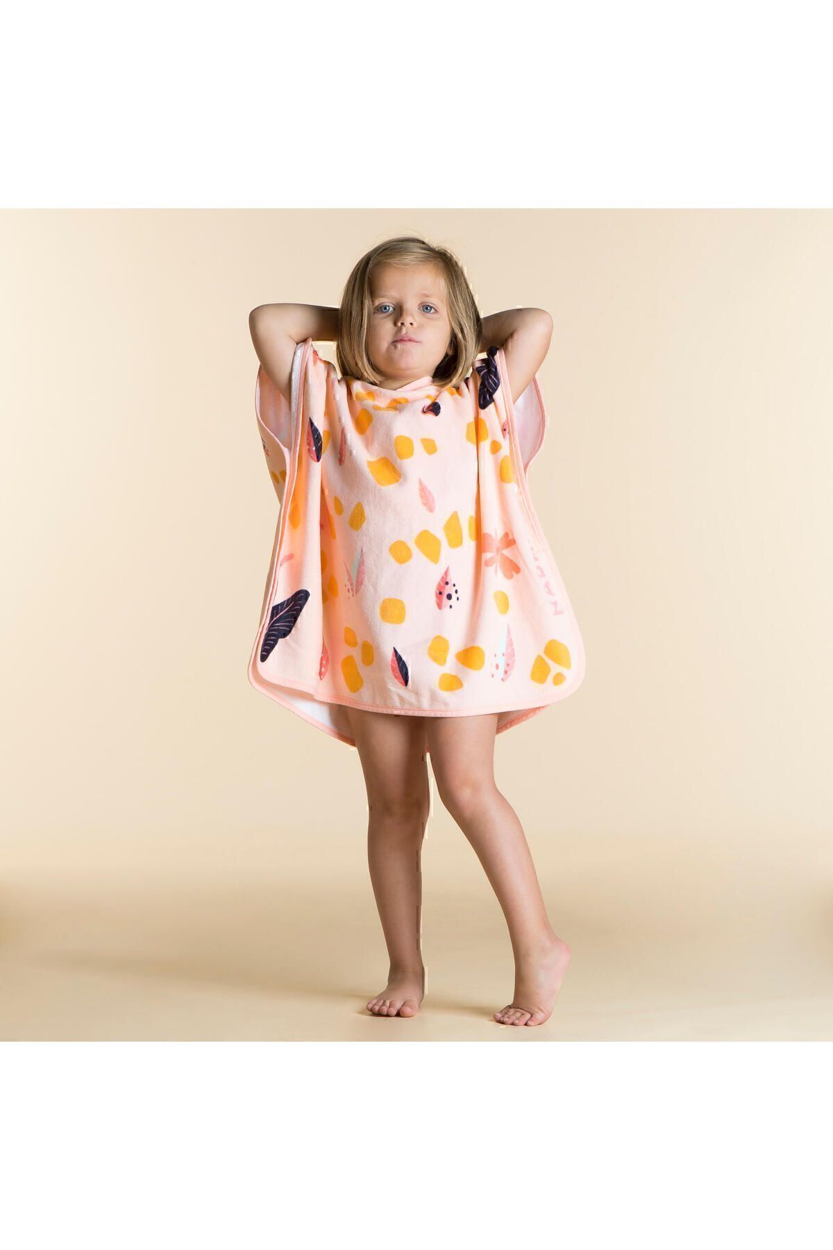 Decathlon NABAIJI Beyaz Pembe Zürafa Desenli Pamuklu Bebek Pançosu fotoğrafı 3 (önizleme)