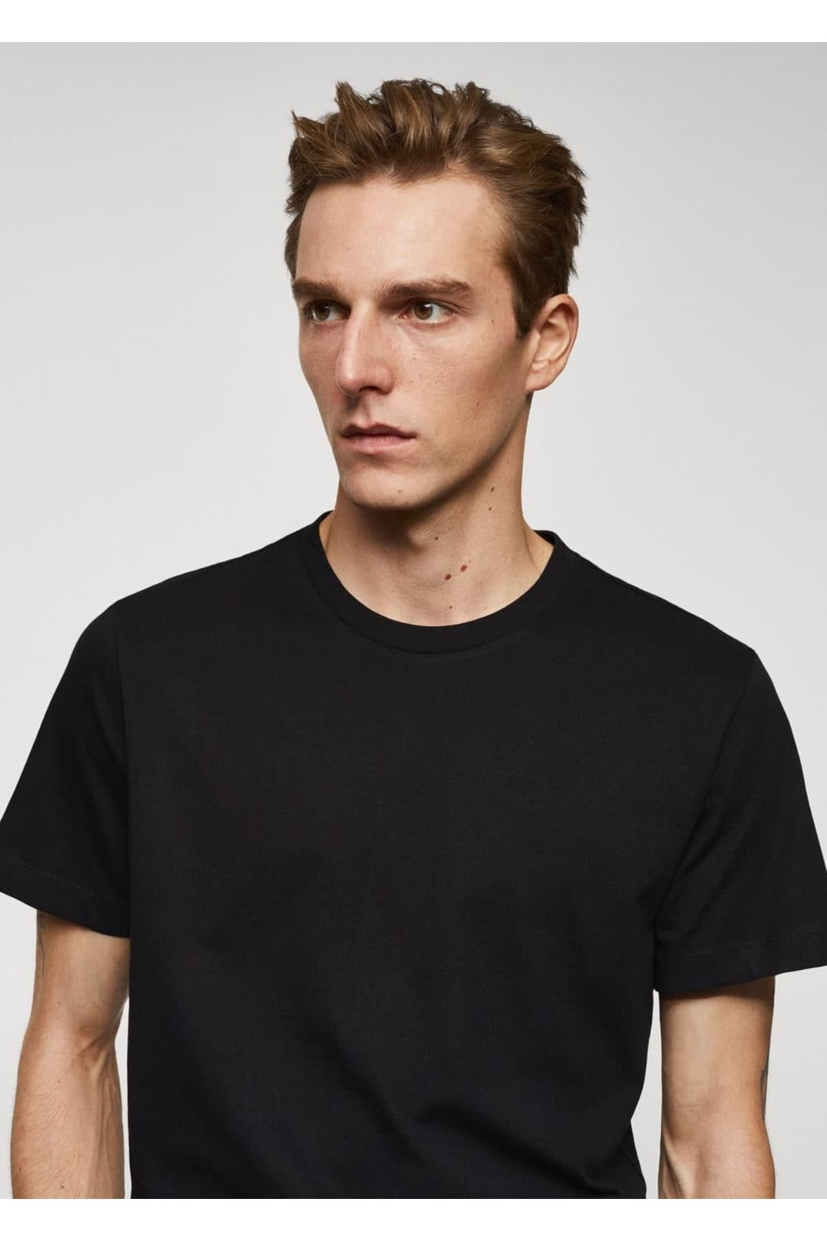 MANGO Man-Basic-Baumwoll-T-Shirt 6