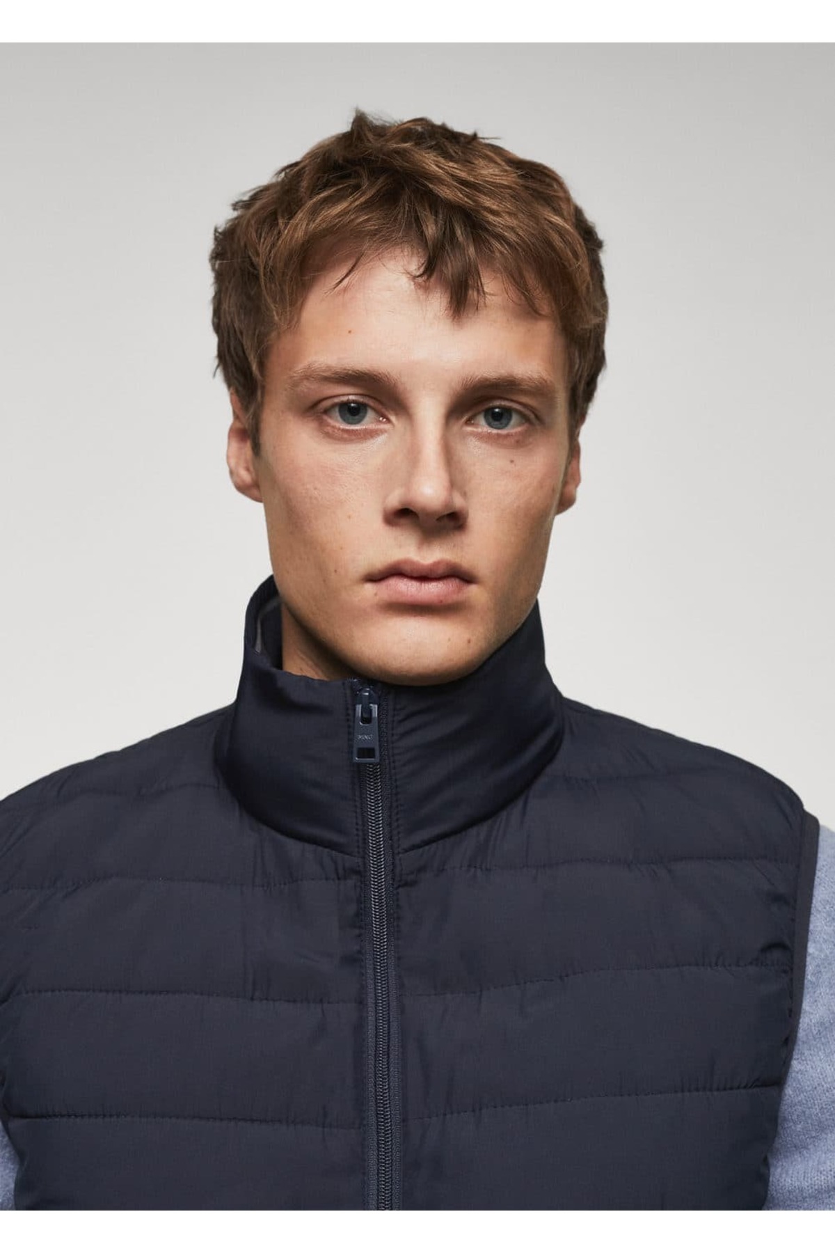 جلیقه مردانه راسته آستین حلقه | مانگو من MANGO Man 67030619 - تصویر 5