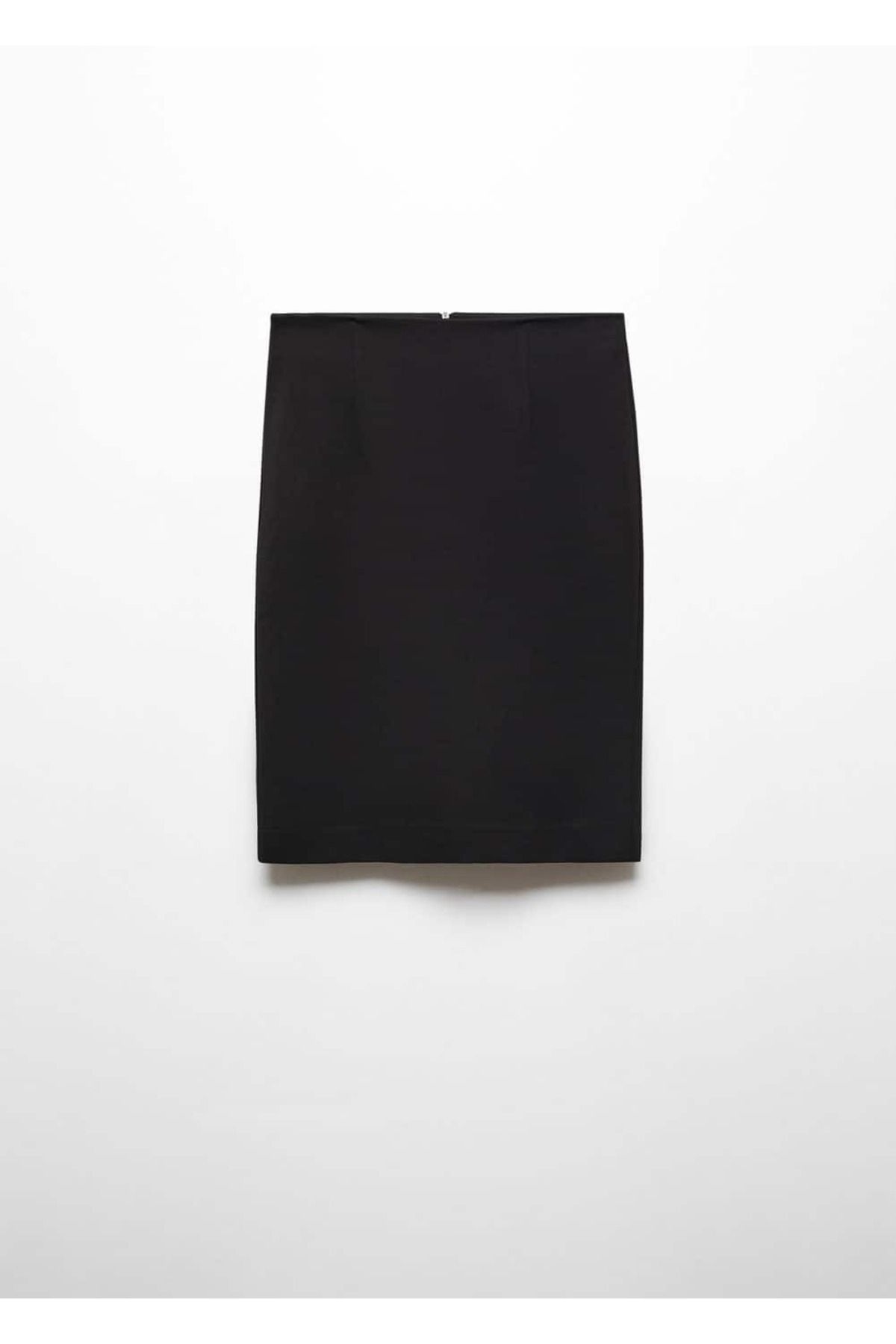 MANGO Woman-Roman Woven - Pencil Skirt with Slit Detail 3