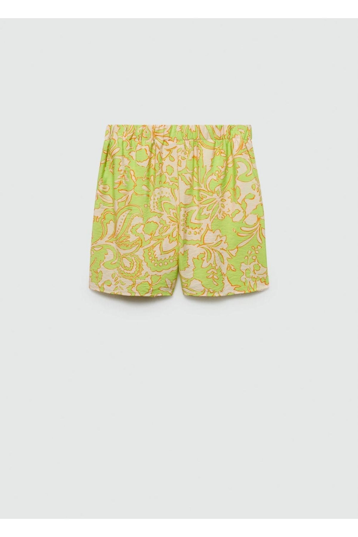 MANGO Woman-Shorts with Draped Patterns 3