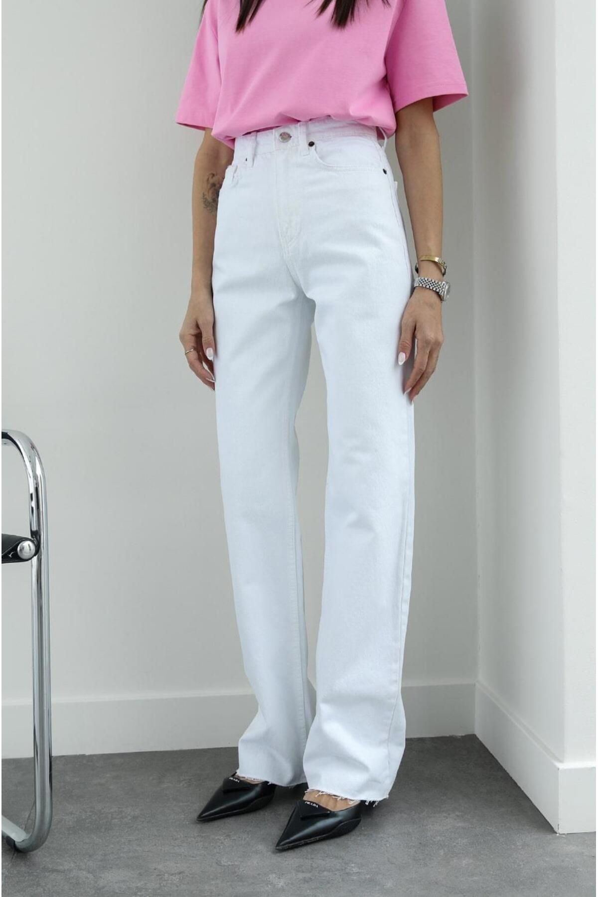 Havoş-Ecru Straight Jean 7