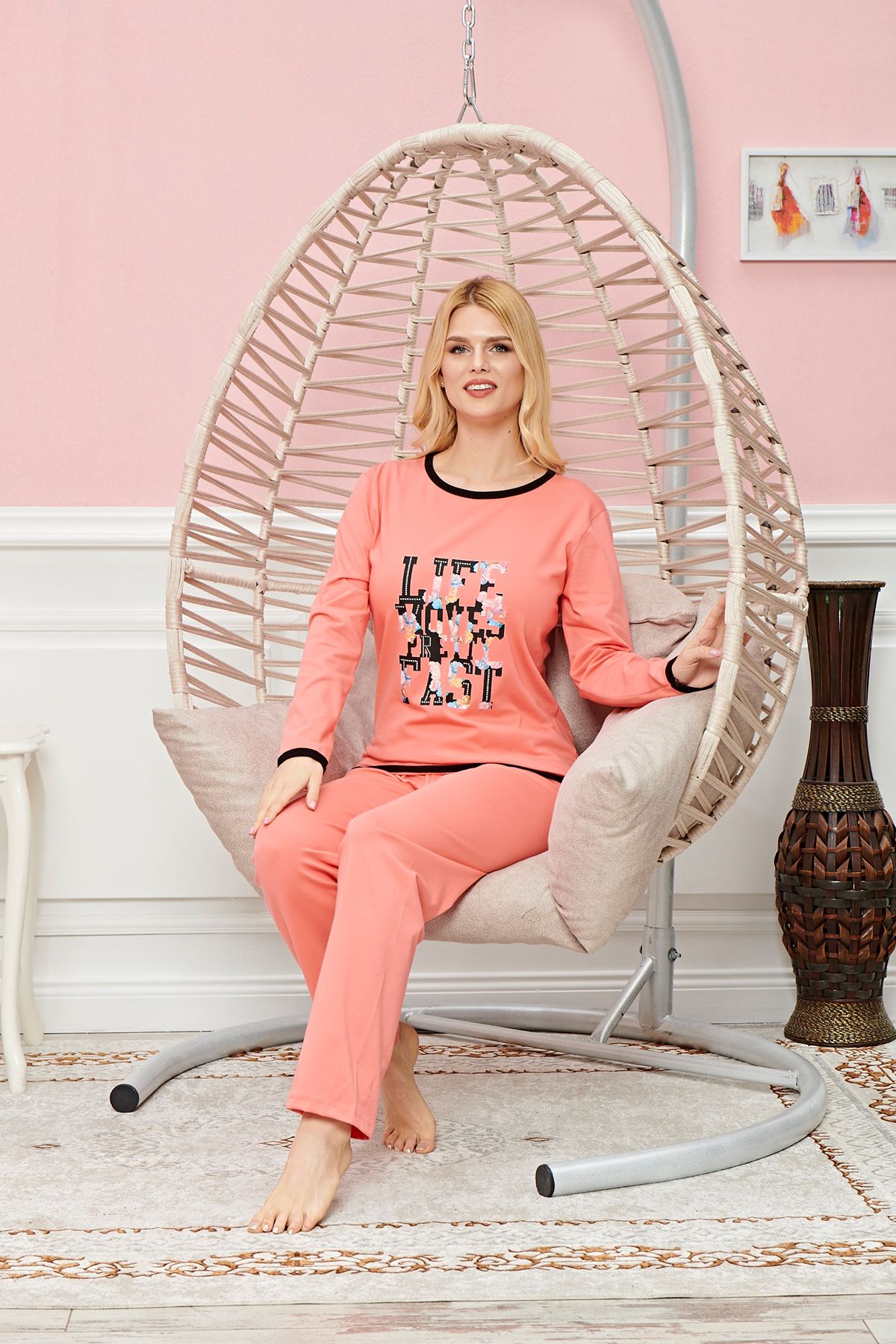 karadağsb Uzun Kollu Pijama Takımı Model No 7601