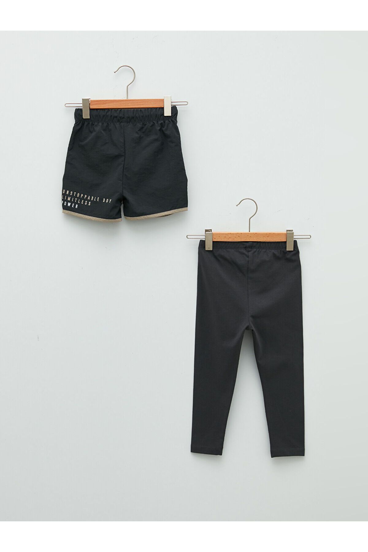 LC Waikiki-Baby Boy Shorts and Leggings Set of 2 with Elastic Waist 2