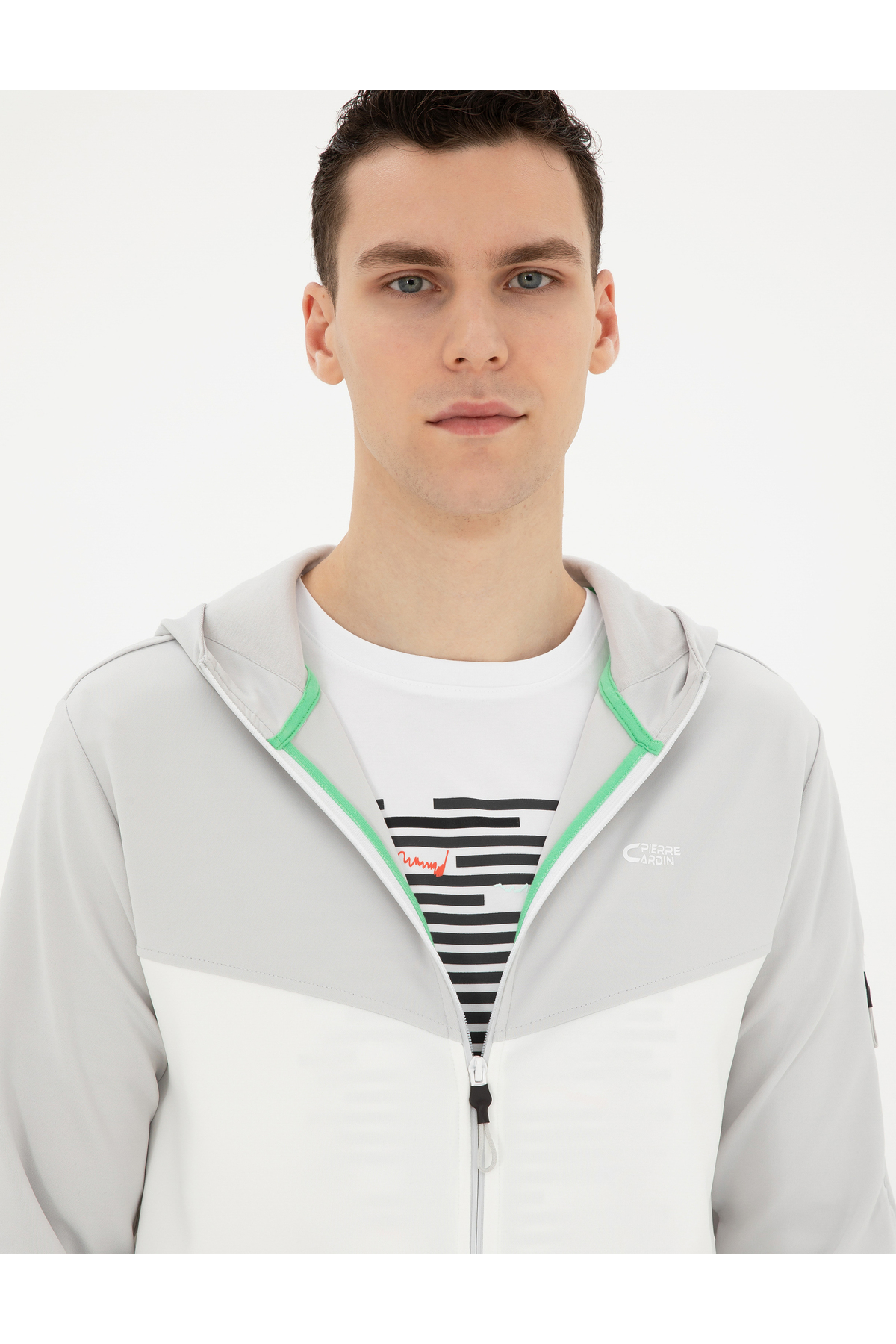 Pierre Cardin  Açık Gri Regular Fit Örme Hırka 50285147-VR001 - Görsel 2