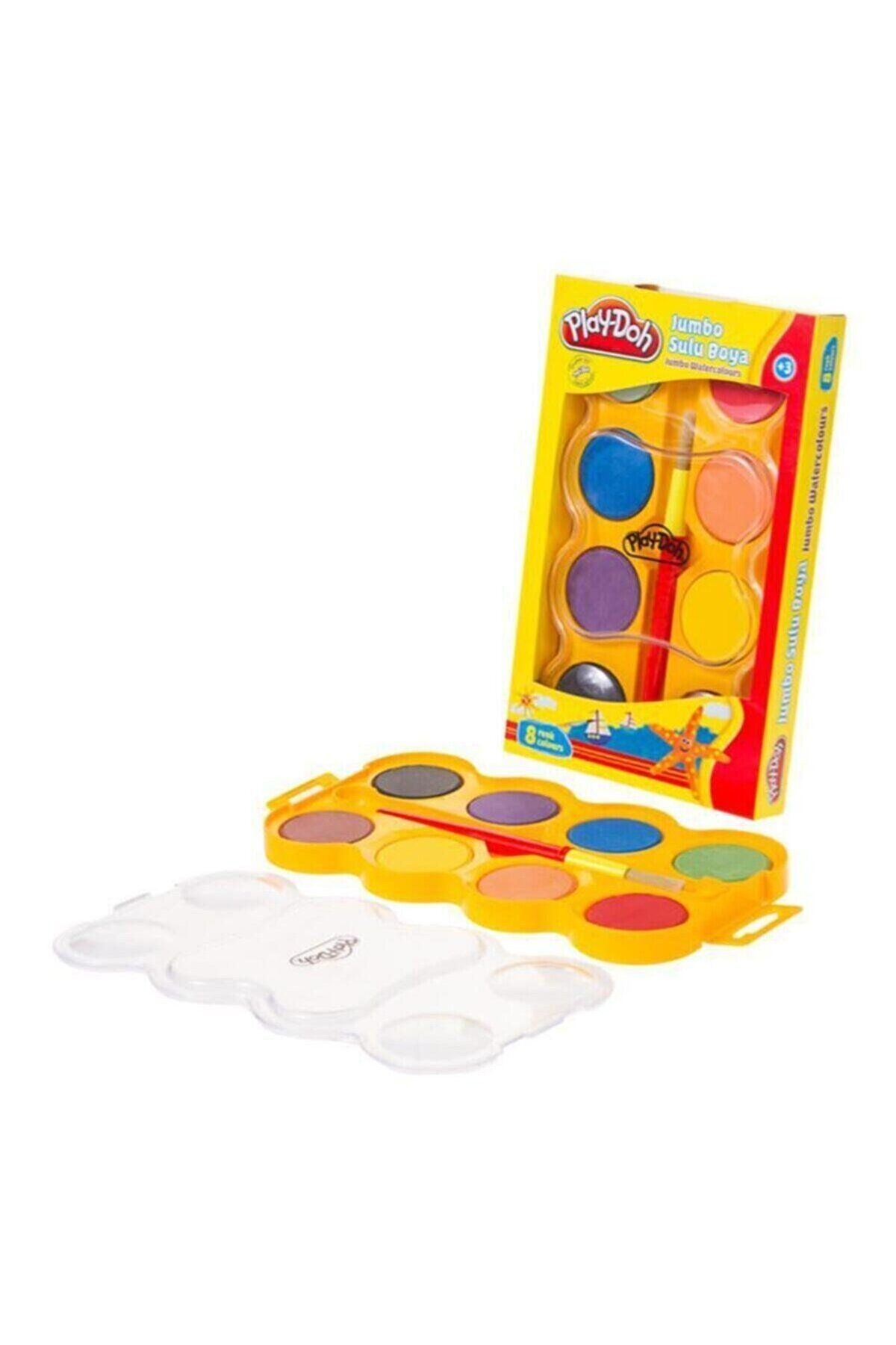 Play Doh Play-doh 8 Renk Jumbo Sulu Boya 40 Mm Su005