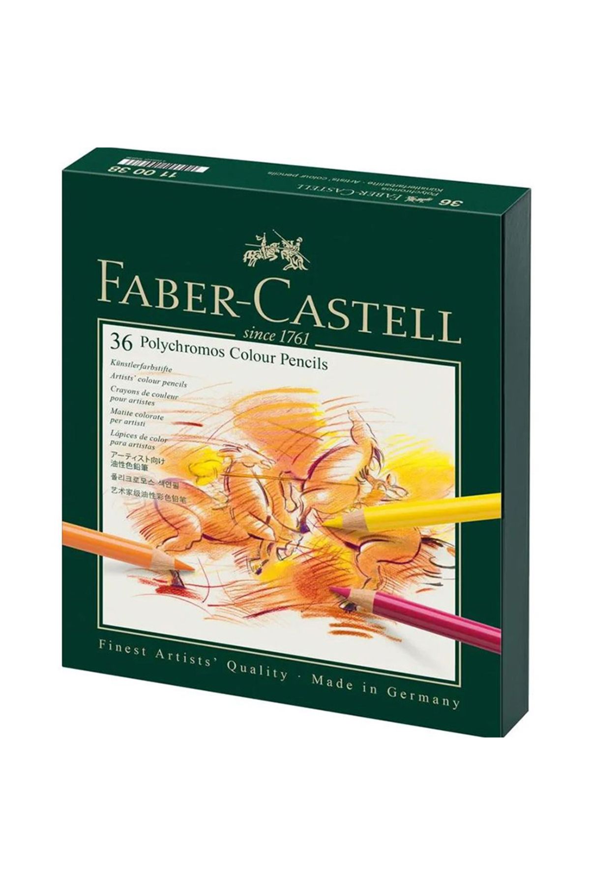 Faber Castell-قلم طلاء فابر بوليشروموس 36 لونًا ستوديو بوكس110038 2