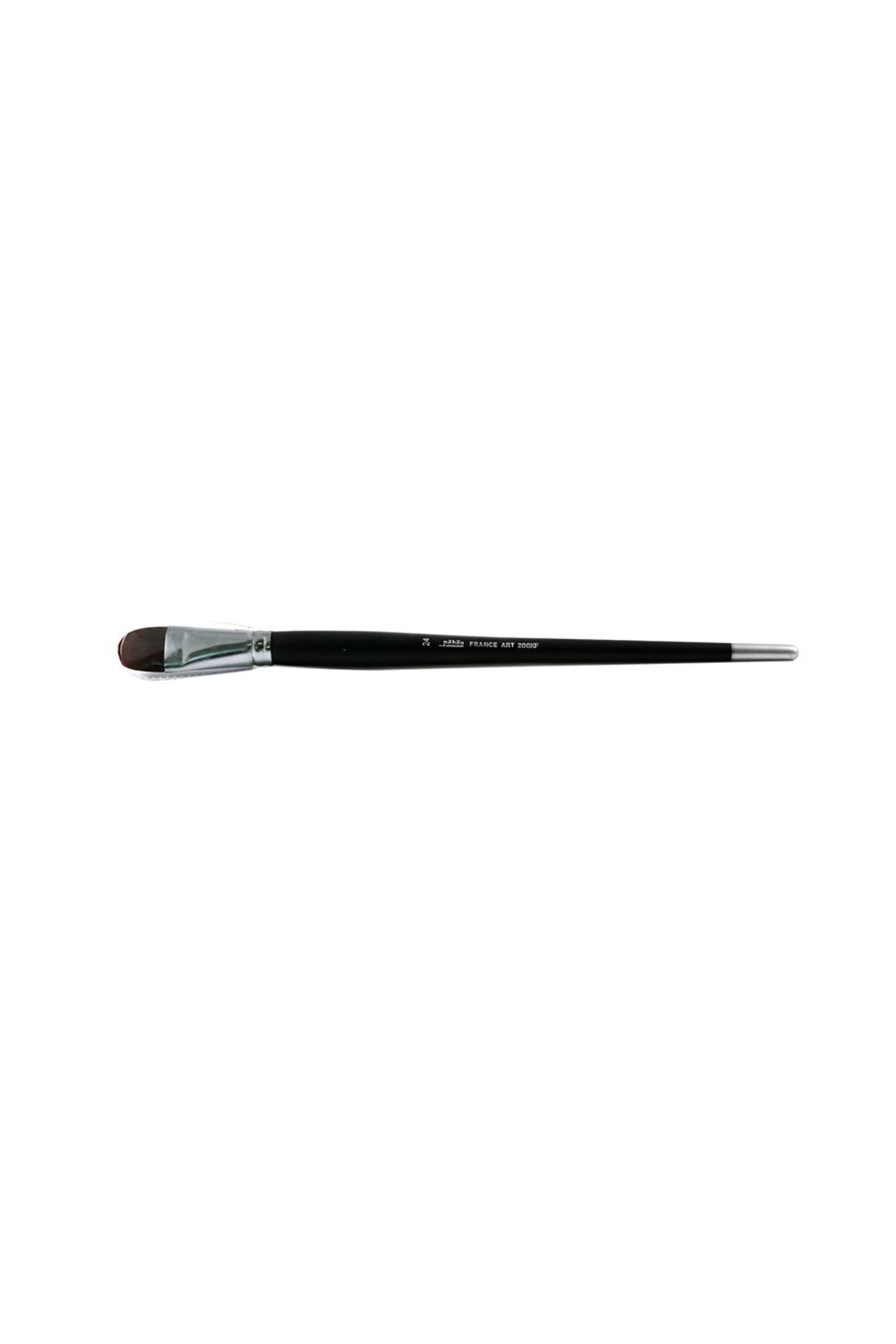 Pebeo-200kf - 24 Black Synthetic Cat Tongue Long Handle Brush 2