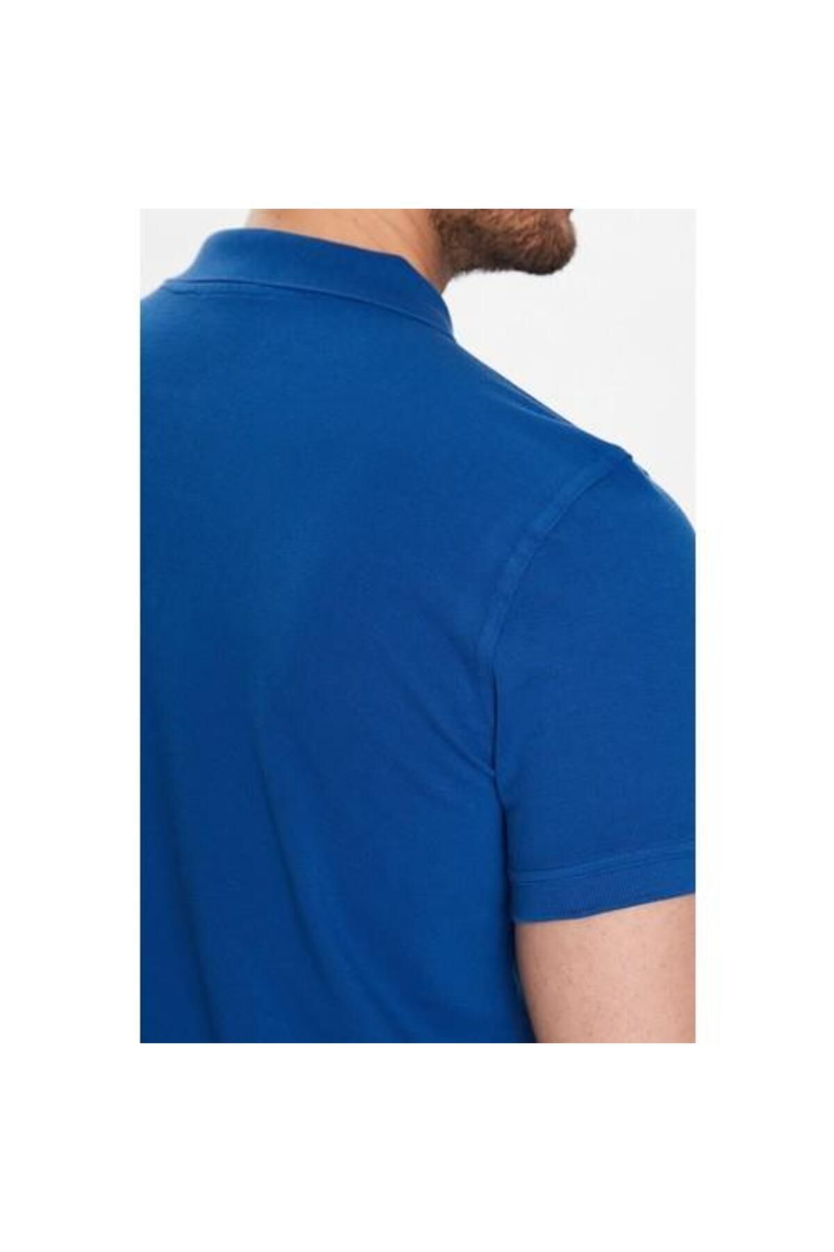 Benetton-Polo Neck Men's T-Shirt - Short Sleeve, 3089J3179 3