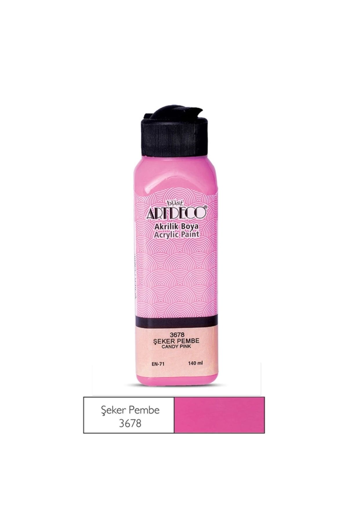 Artdeco Akrilik Boya 140ml Şeker Pembe 3678