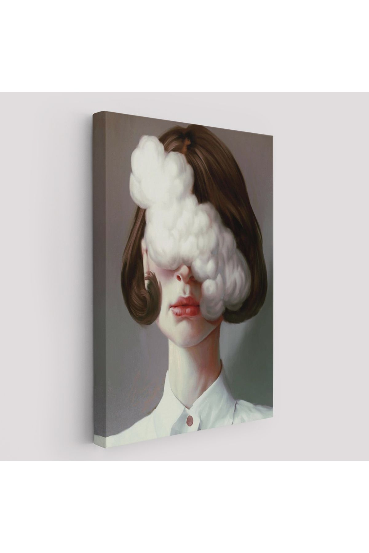 Anılfashion Modern Gerçeküstü Kadın Sanatı Kanvas Tablo, Pop Art KanvasTablo Sanatı-5212