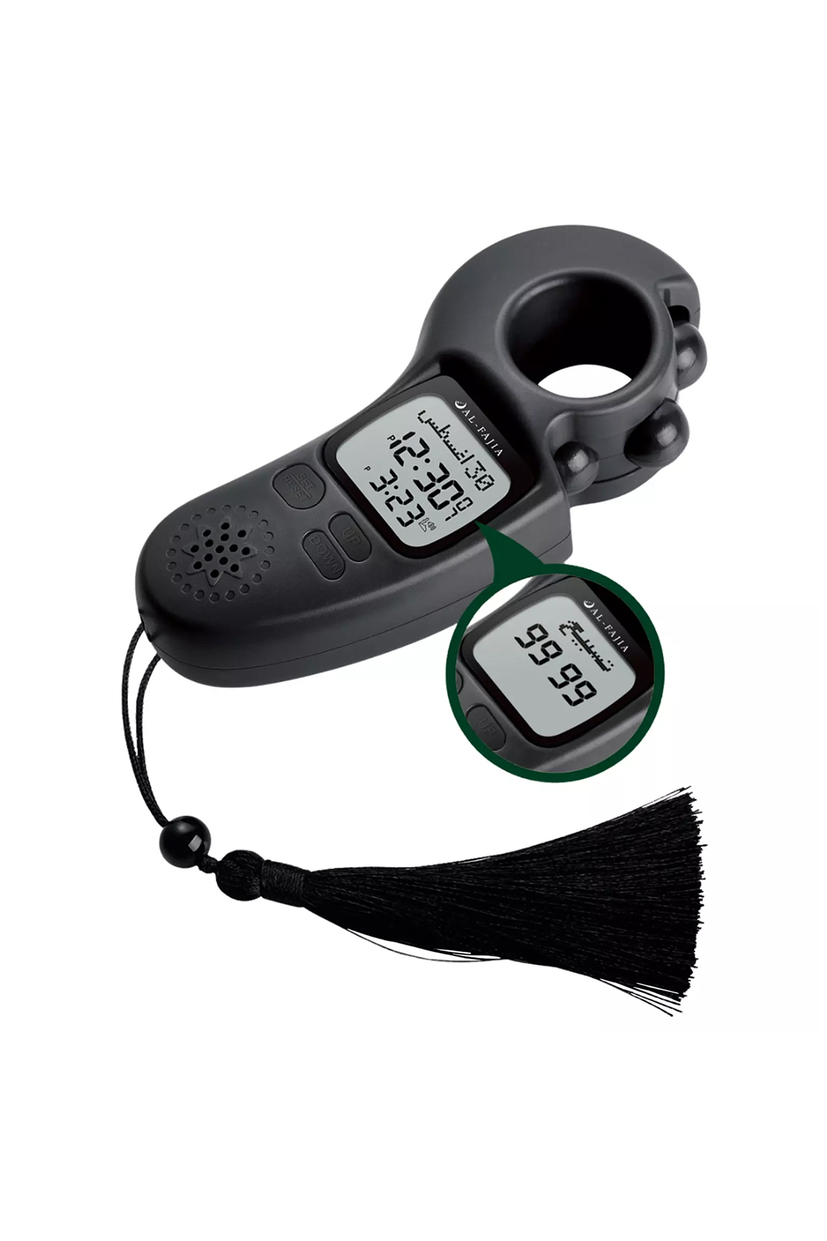 Al-Fajia Digital Meter Rosary Zikirmatik with Luminous Scroll Reciting Athan